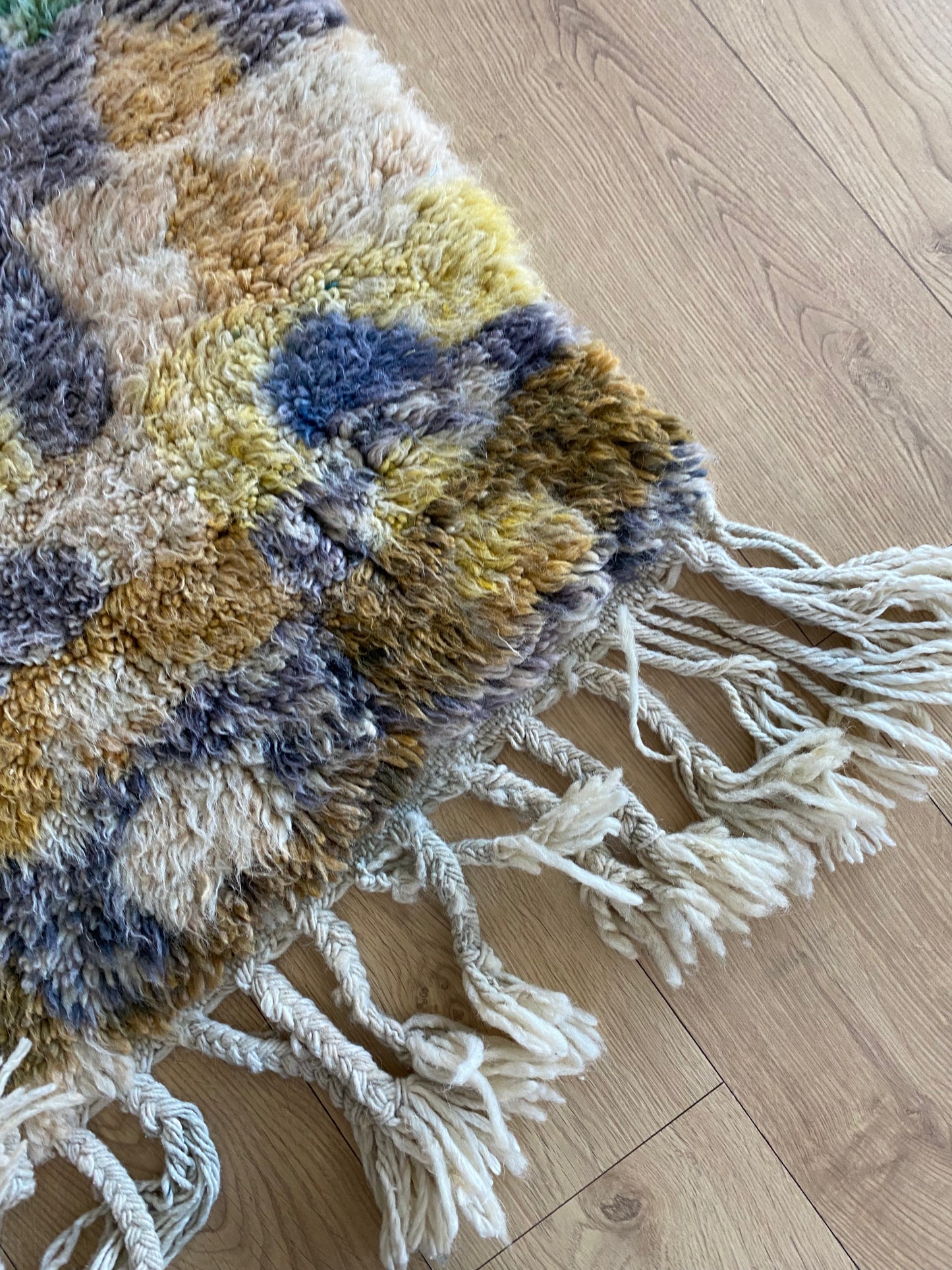 Beni Ouarain Moroccan Colorful Rug (1052) 232x156cm - Sunrise