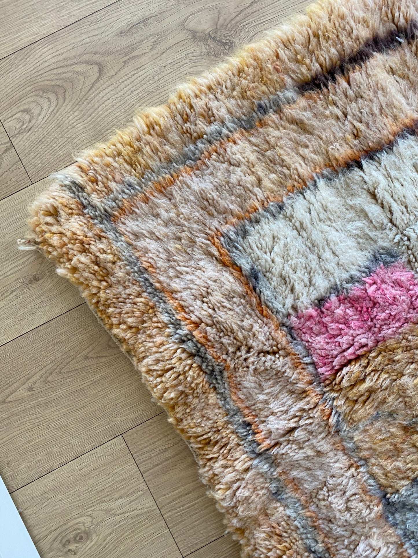 Beni Ouarain Moroccan Colorful Rug (1044) 232x166cm - Summer