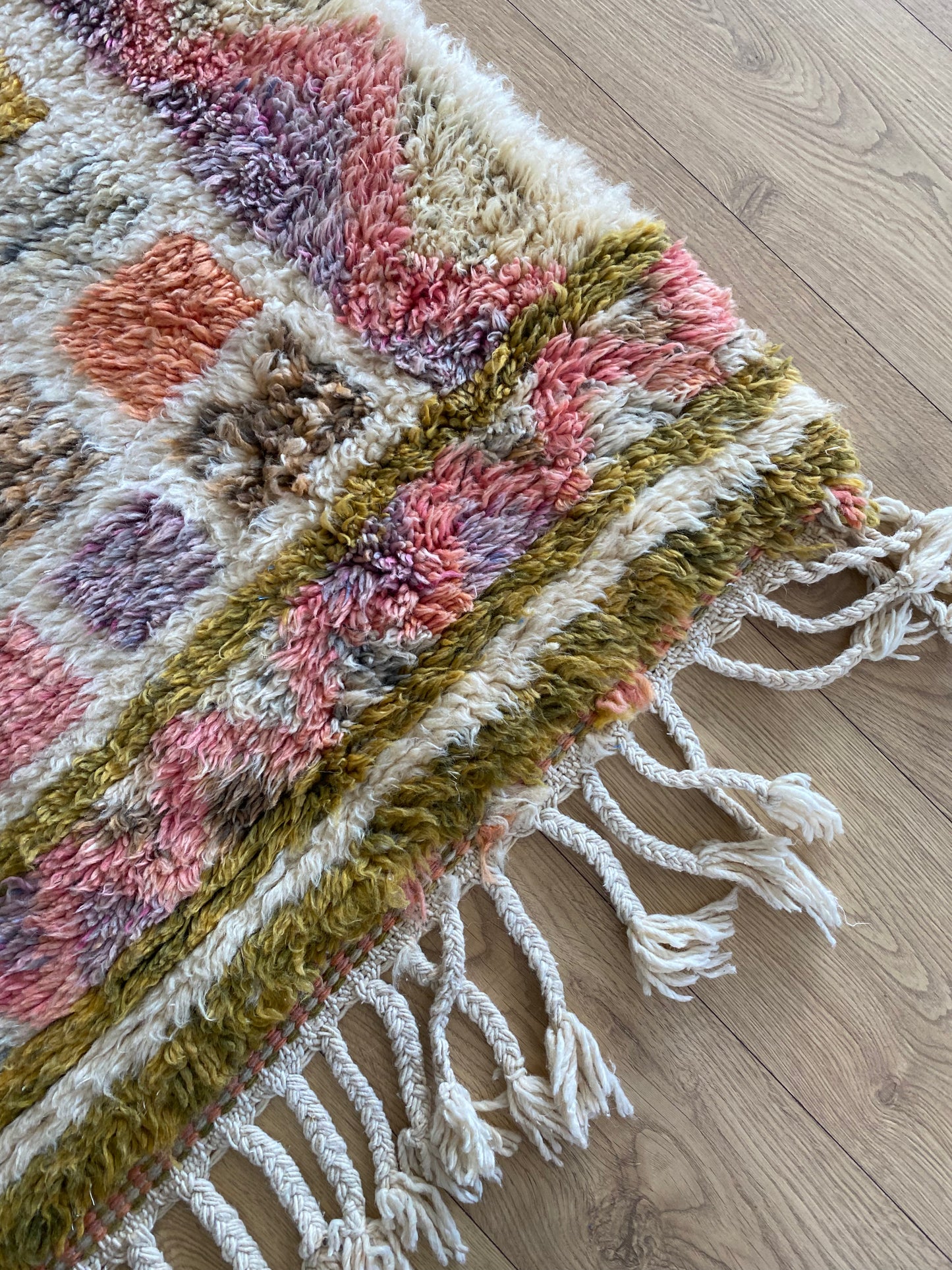 Beni Ouarain Moroccan Colorful Rug (1056) 292x214cm - Board Game