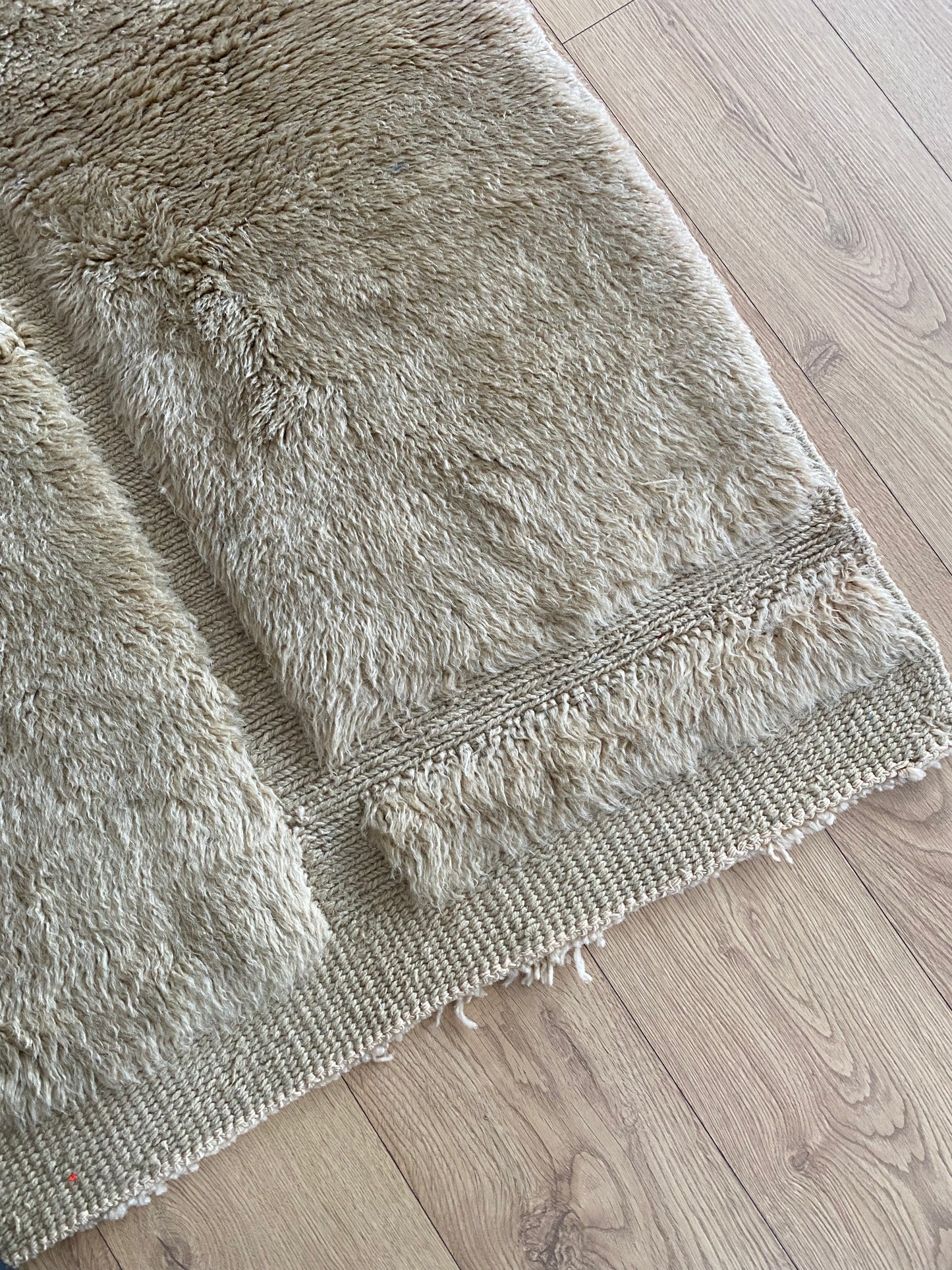 Mrirt Moroccan Rug (1073) 307x218cm - Old White