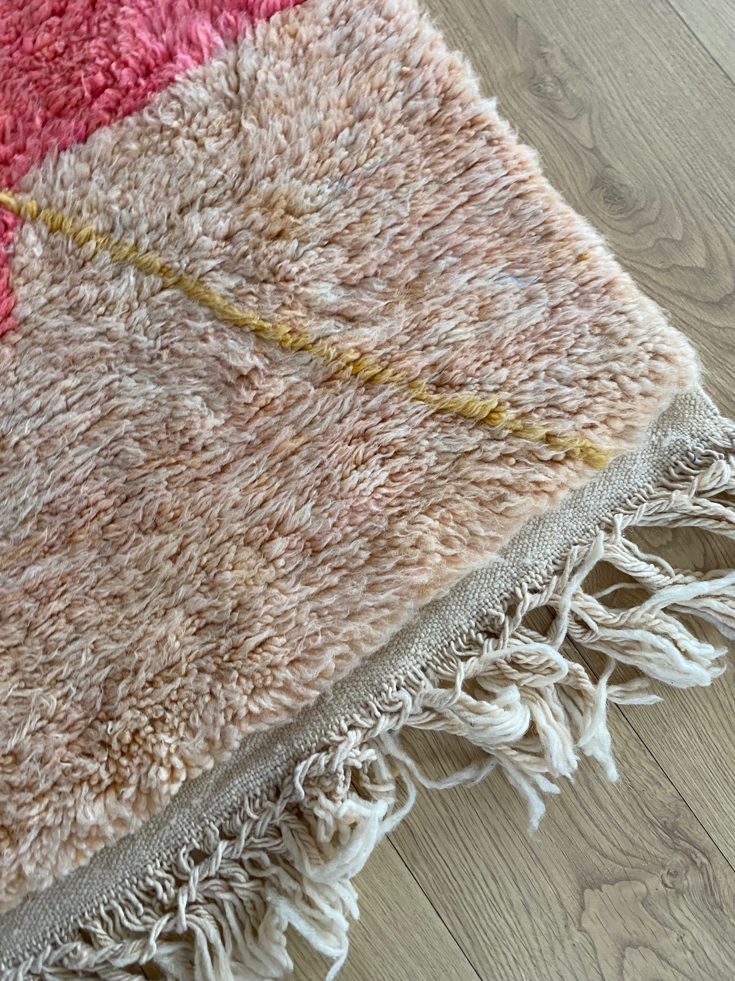 Beni Ouarain Moroccan Colorful Rug (1060) 313x203cm - Melisande