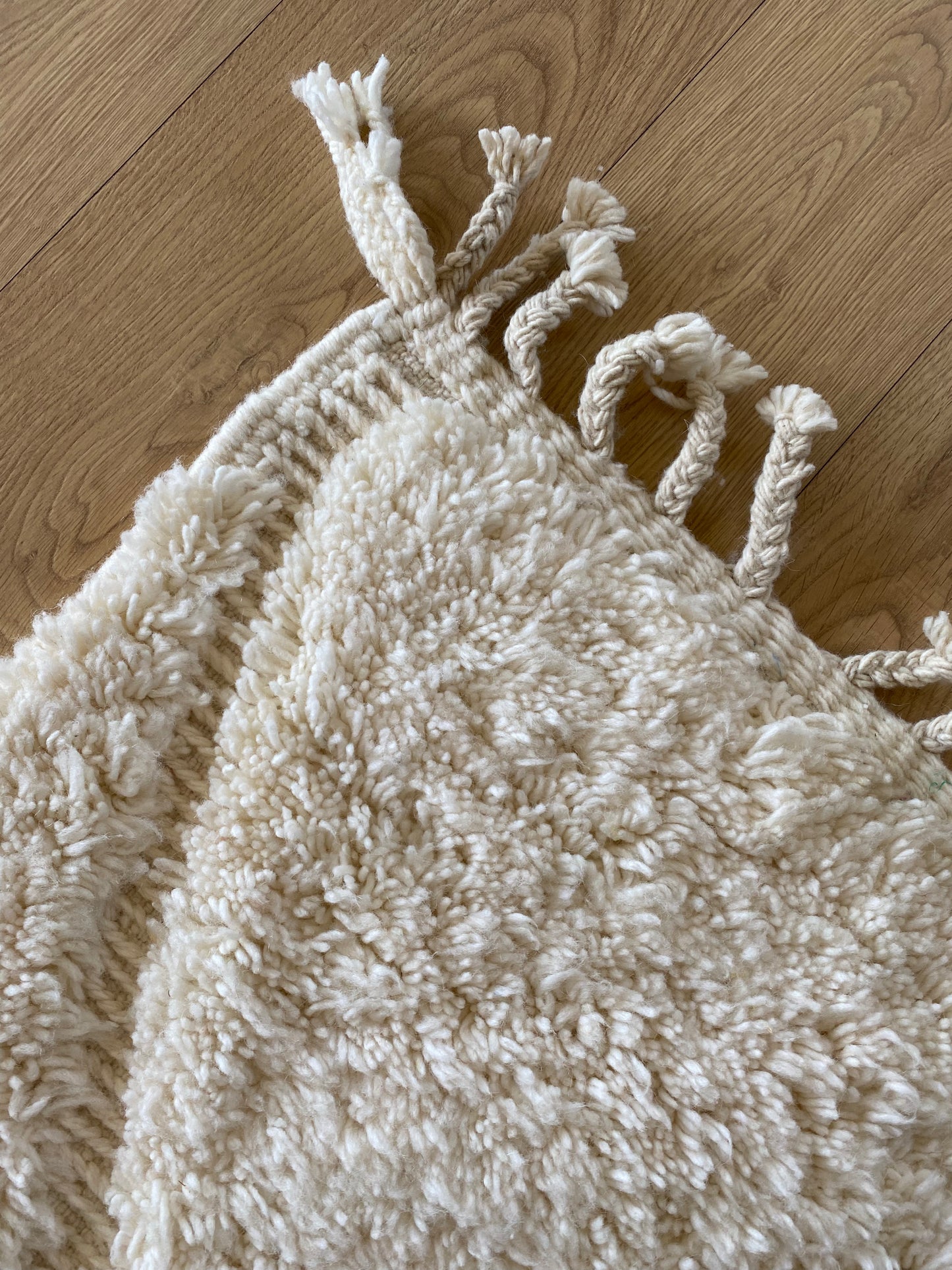 Tapis Beni Ouarain coloré (1131) 294x200cm - Snow