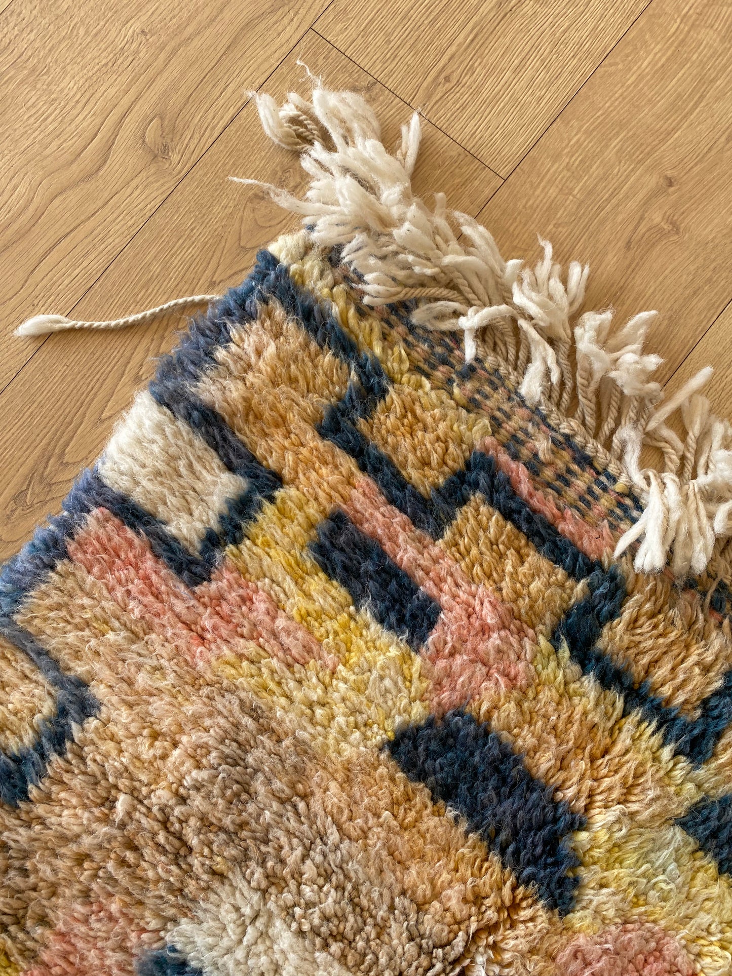 Beni Ouarain Moroccan Colorful Rug (1110) 232x161cm - Benji