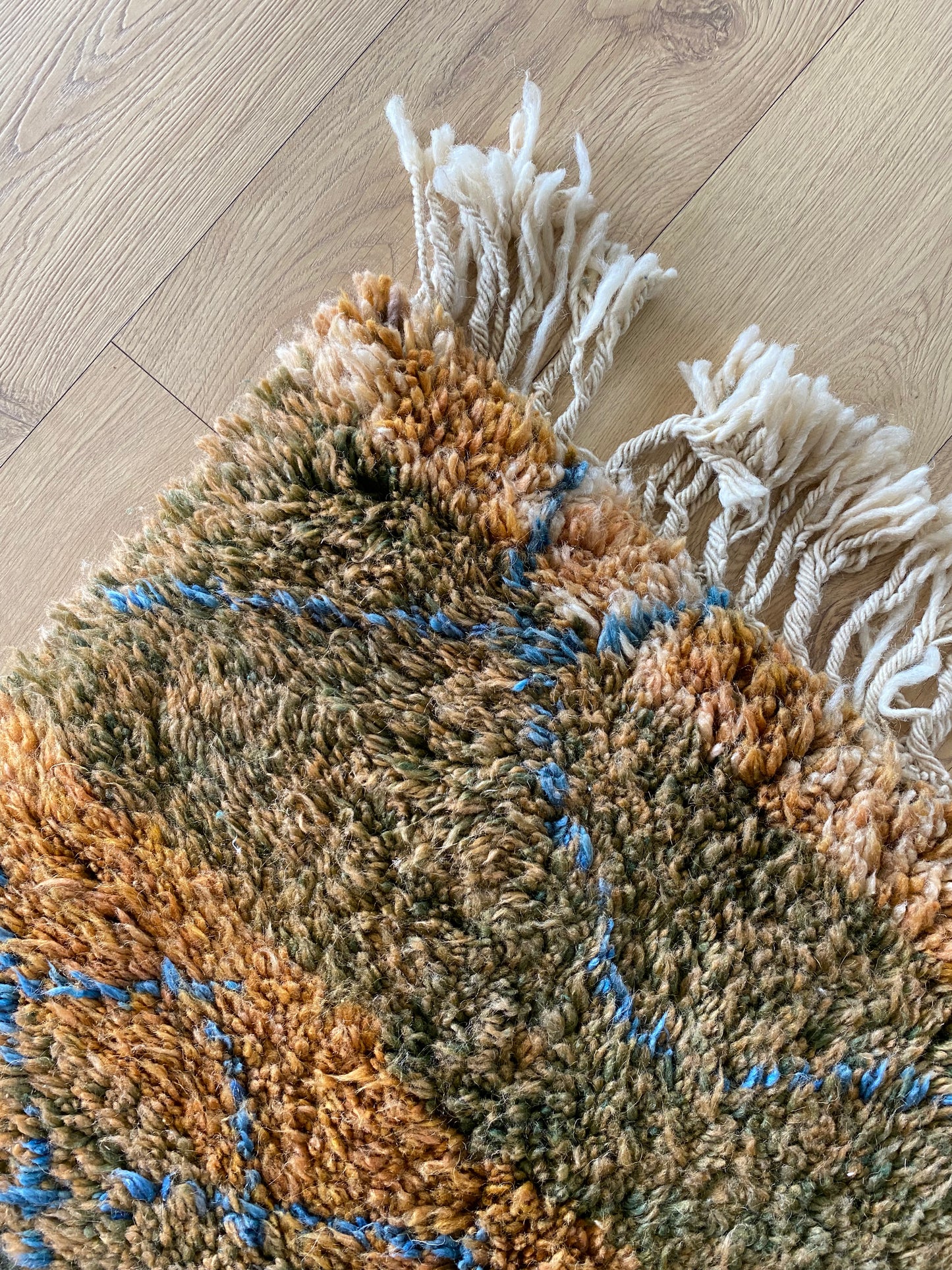 Beni Ouarain Moroccan Colorful Rug (1160) 241x160cm - Forest