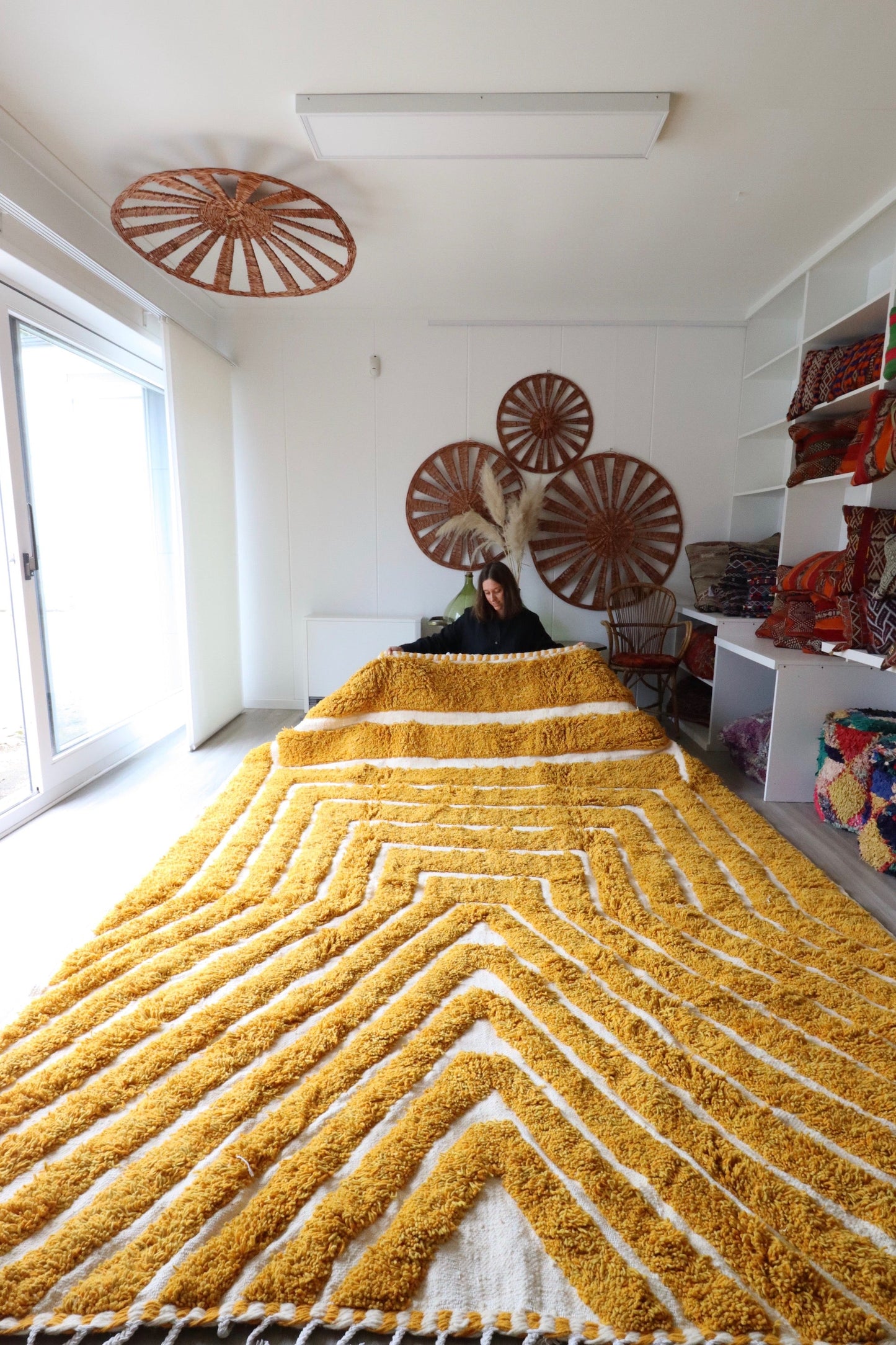 Berber Orange Ochre Rug made to order (7)