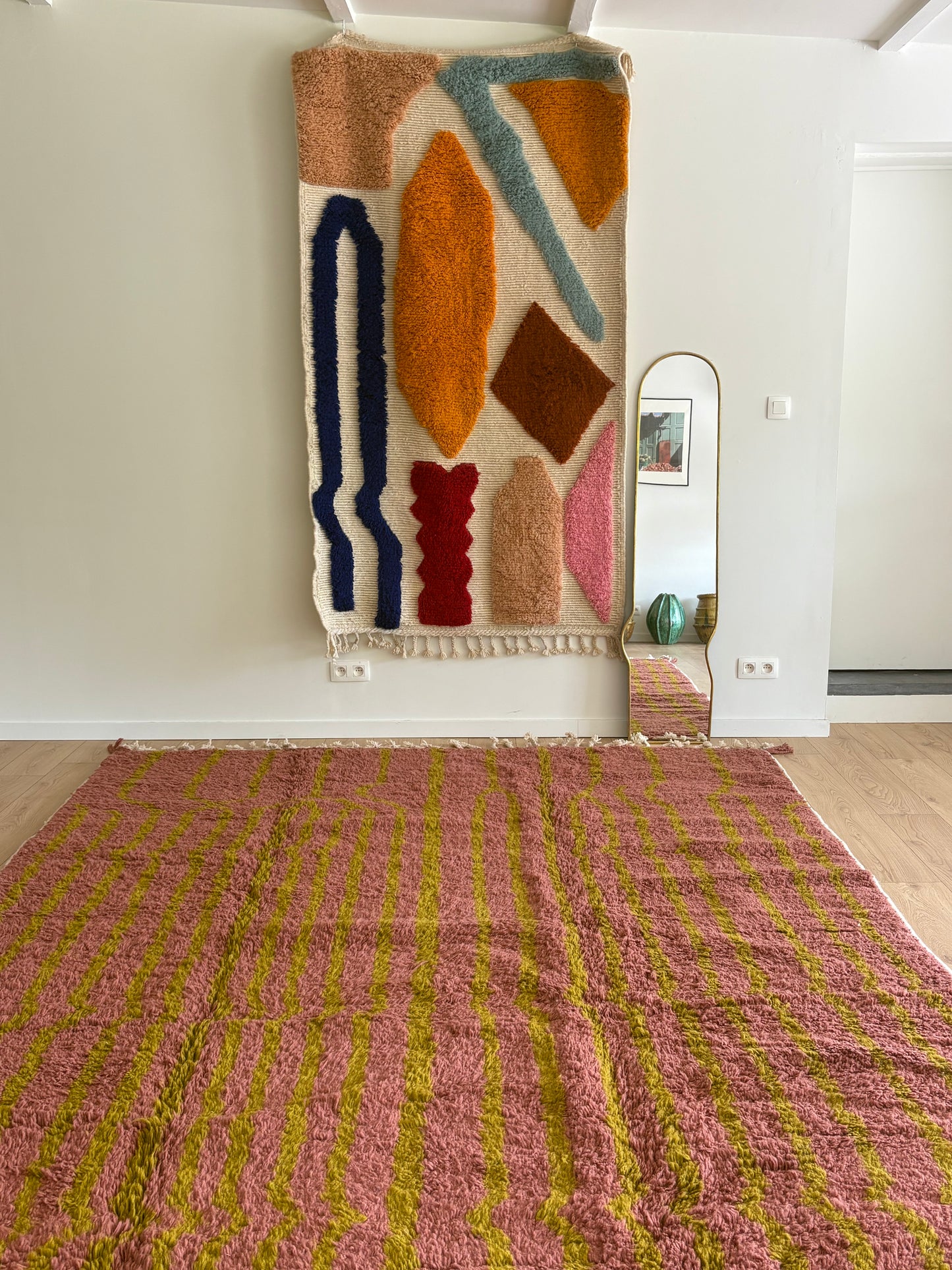 Tapis Beni Ouarain coloré (959) 360x240cm - Arenal