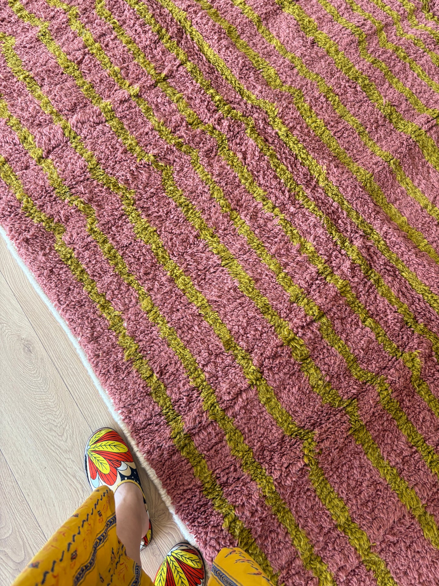 Tapis Beni Ouarain coloré (959) 360x240cm - Arenal