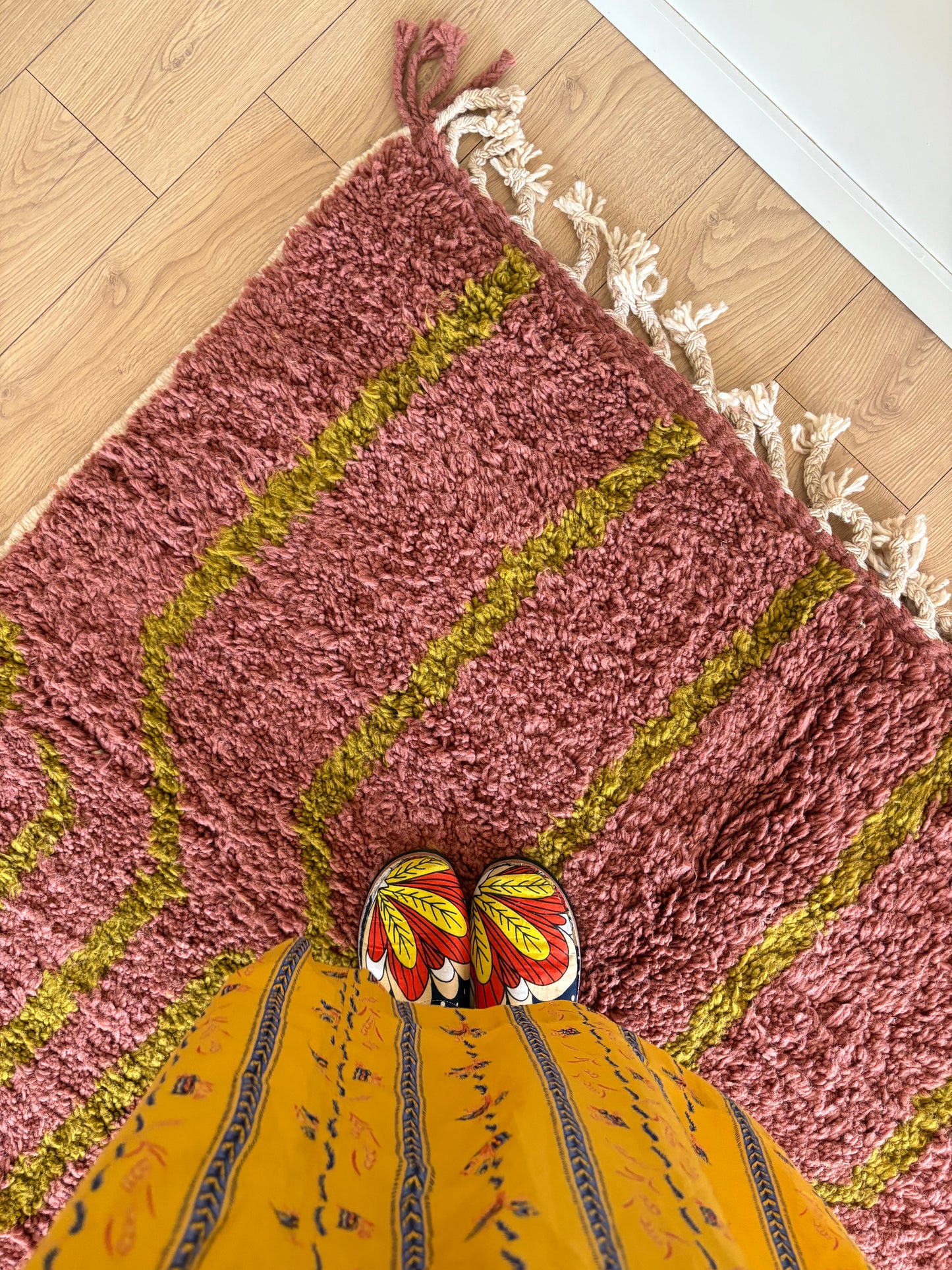 Tapis Beni Ouarain coloré (959) 360x240cm - Arenal