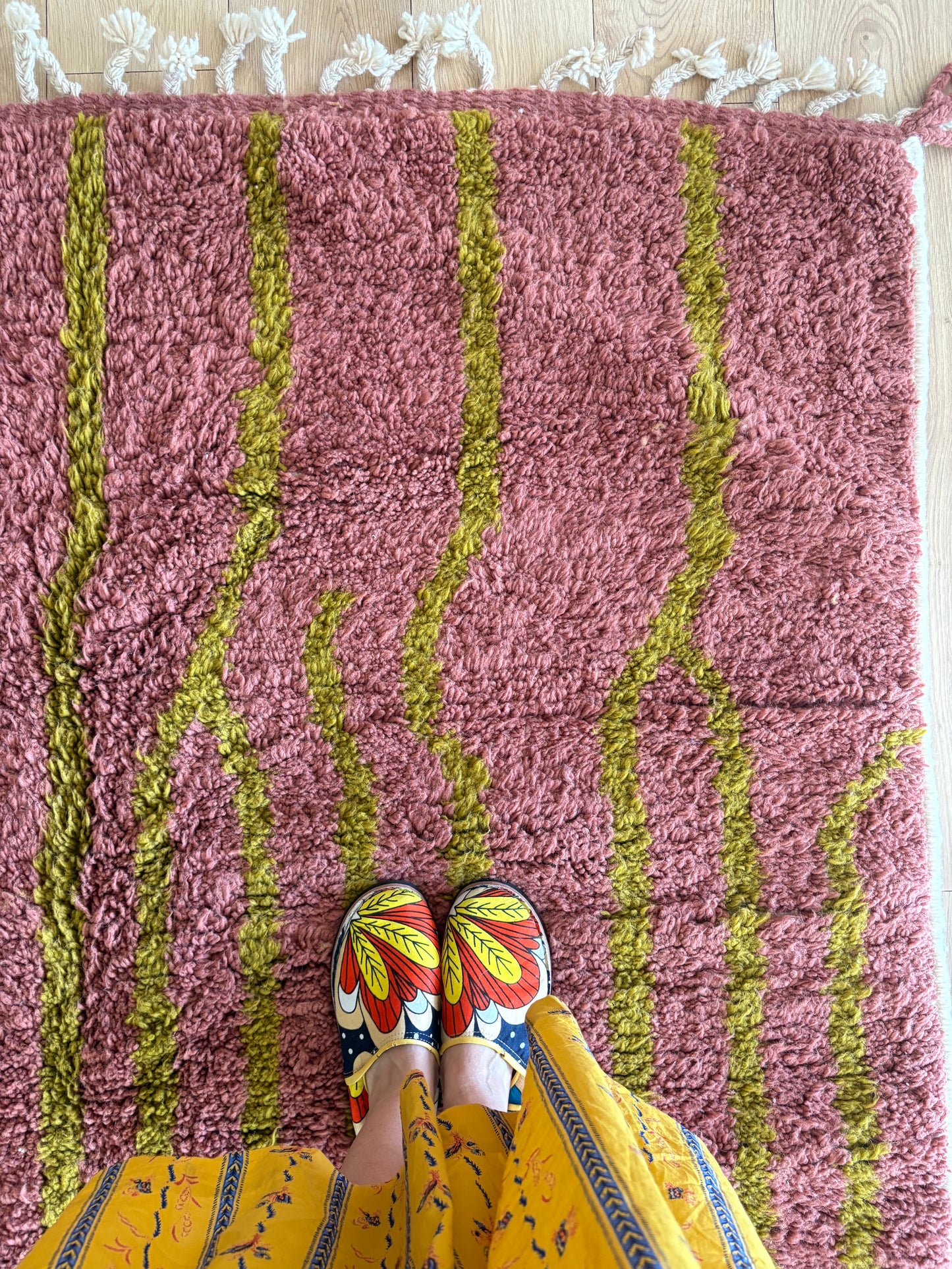 Tapis Beni Ouarain coloré (959) 360x240cm - Arenal