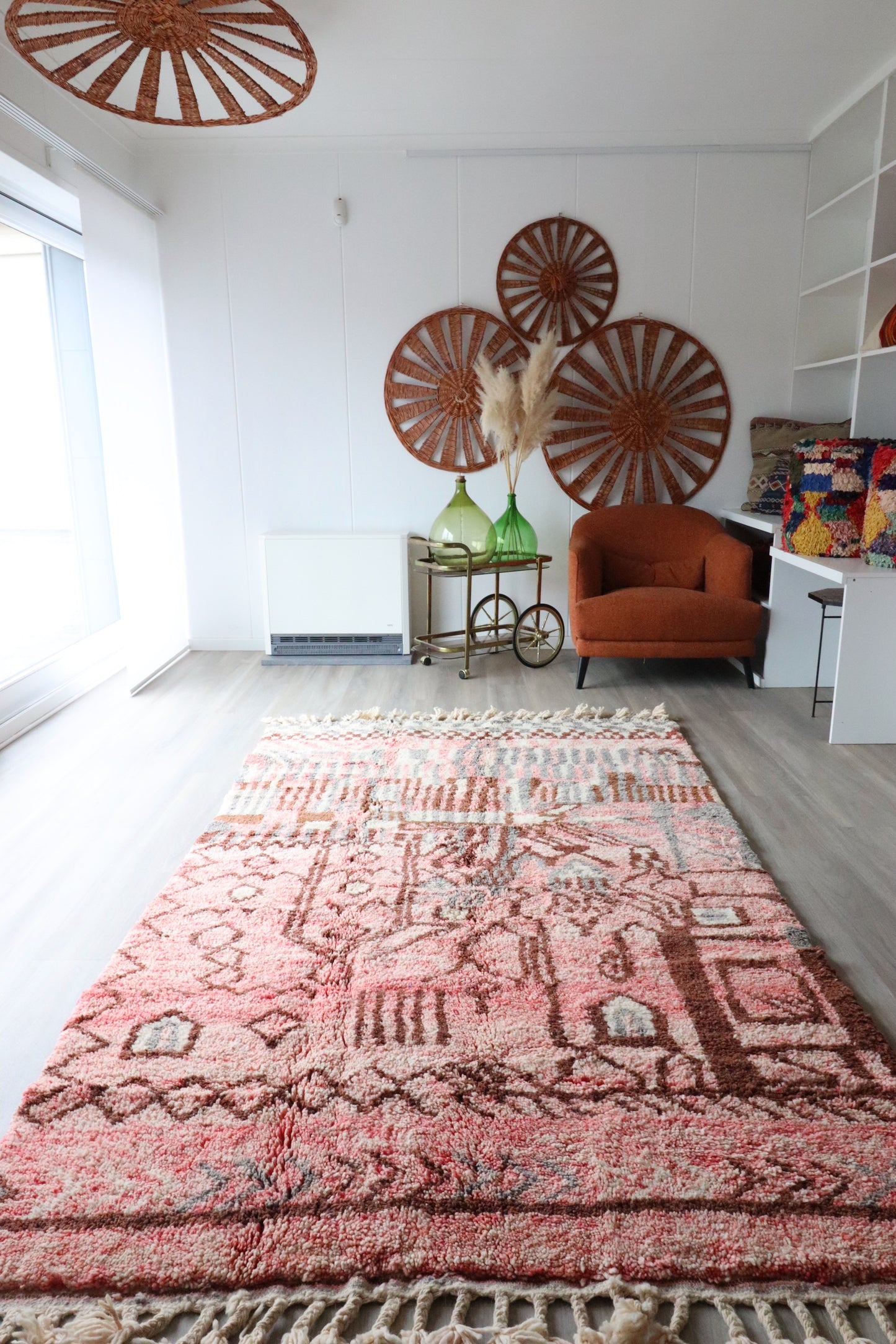 Beni Ouarain Moroccan Colorful Rug (402) 270x160cm - Autumn
