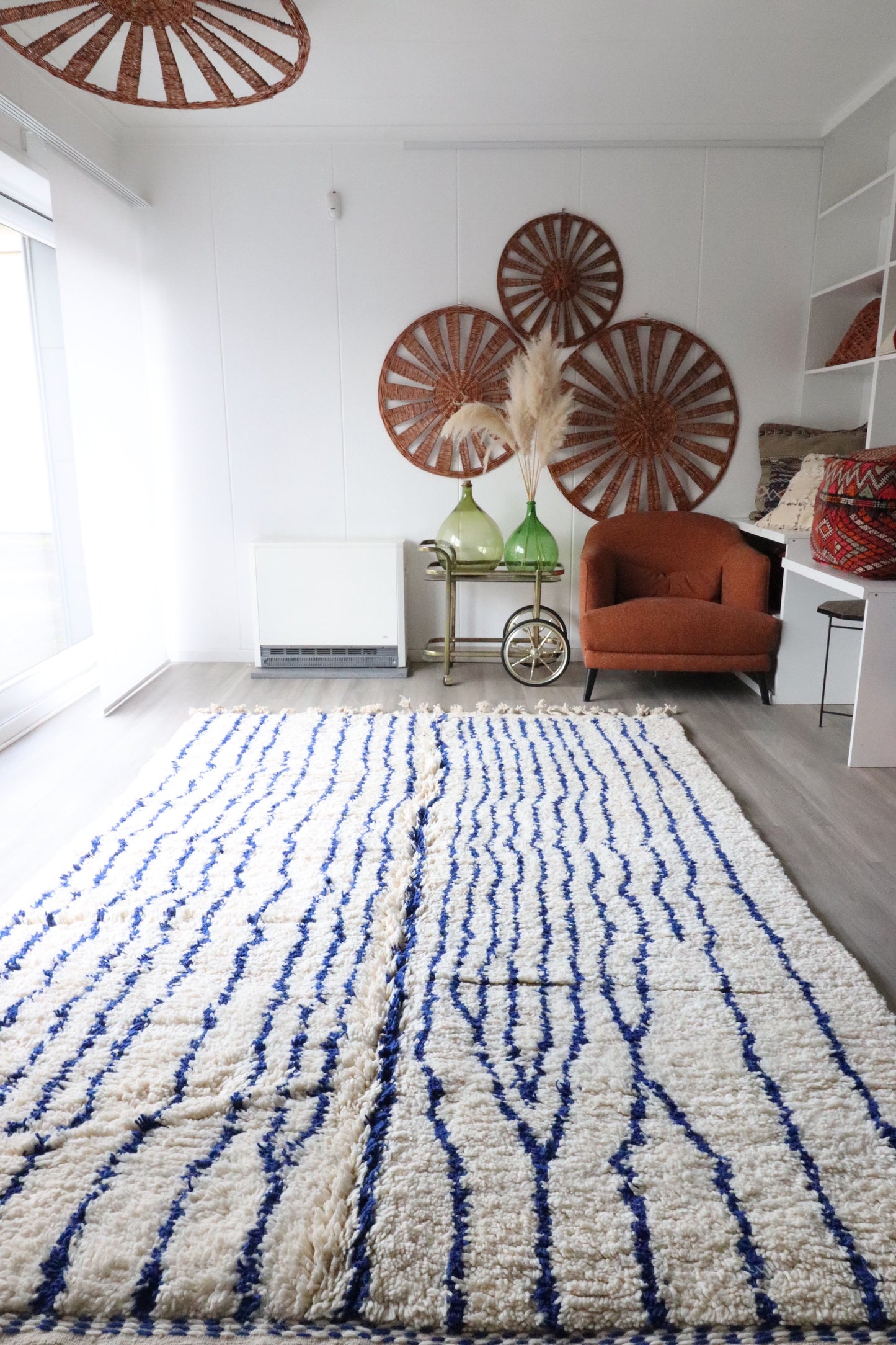 White Berber Wool Rug (413) 290x207cm - Source