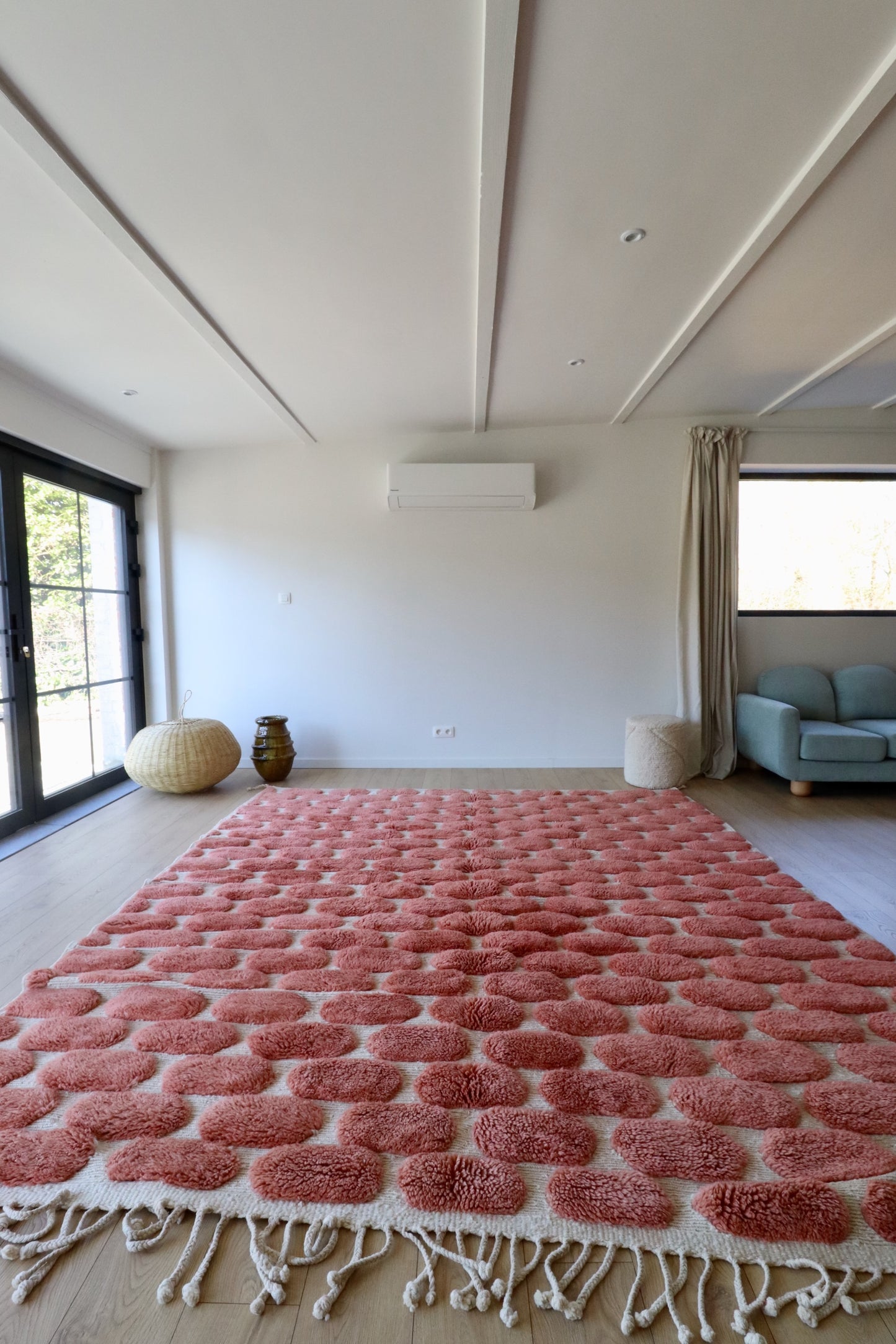 Mrirt Marokkaans tapijt (837) 306x276cm - Roze wolken