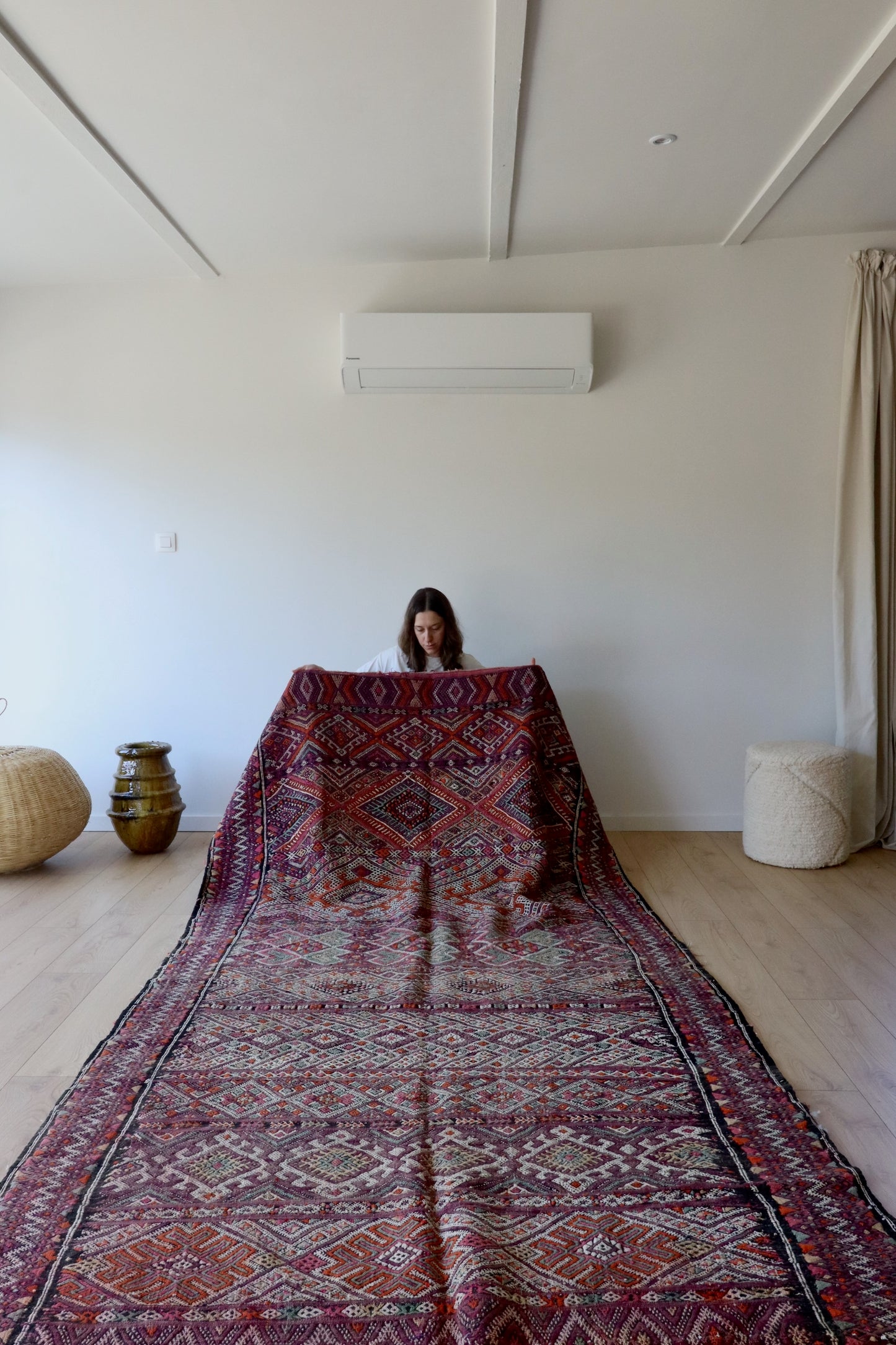 Vintage Berber Kilim-kleed (841) 330x160cm