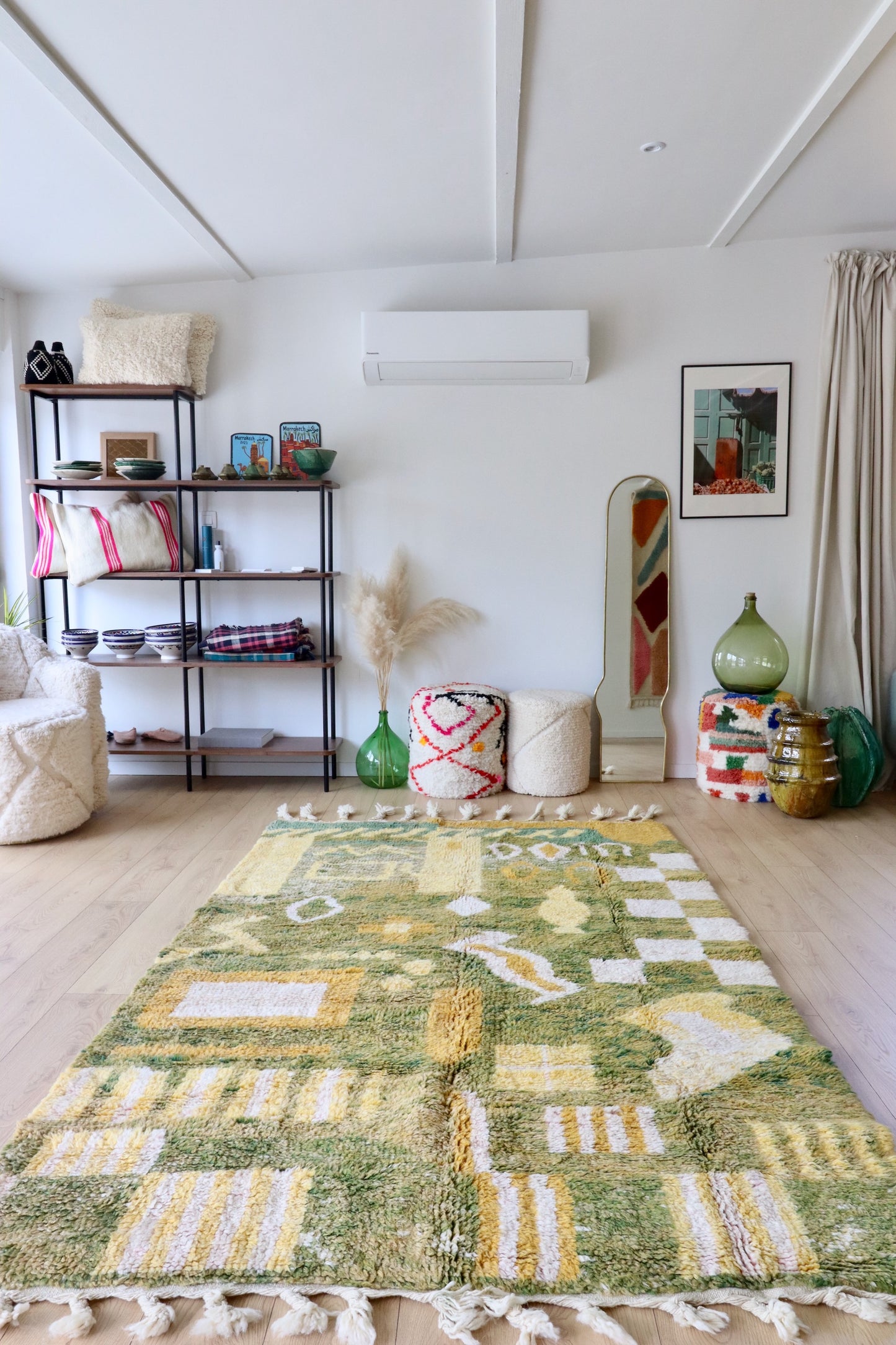 Tapis Beni Ouarain coloré (891) 257x167cm - Colline del Prosecco