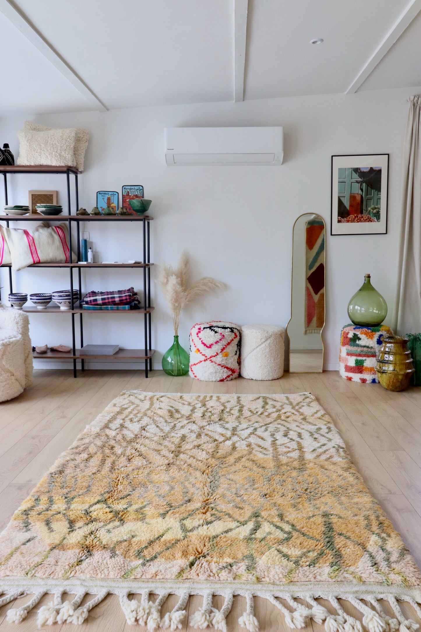 Beni Ouarain Moroccan Colorful Rug (890) 235x160cm - Erg Chebbi