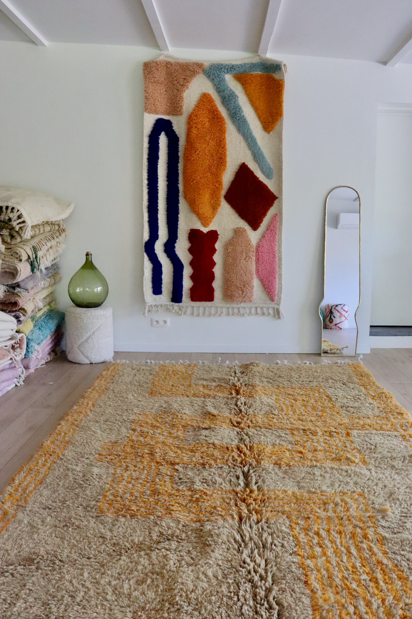 Beni Ouarain Moroccan Colorful Rug (915) 295x208cm - Weave