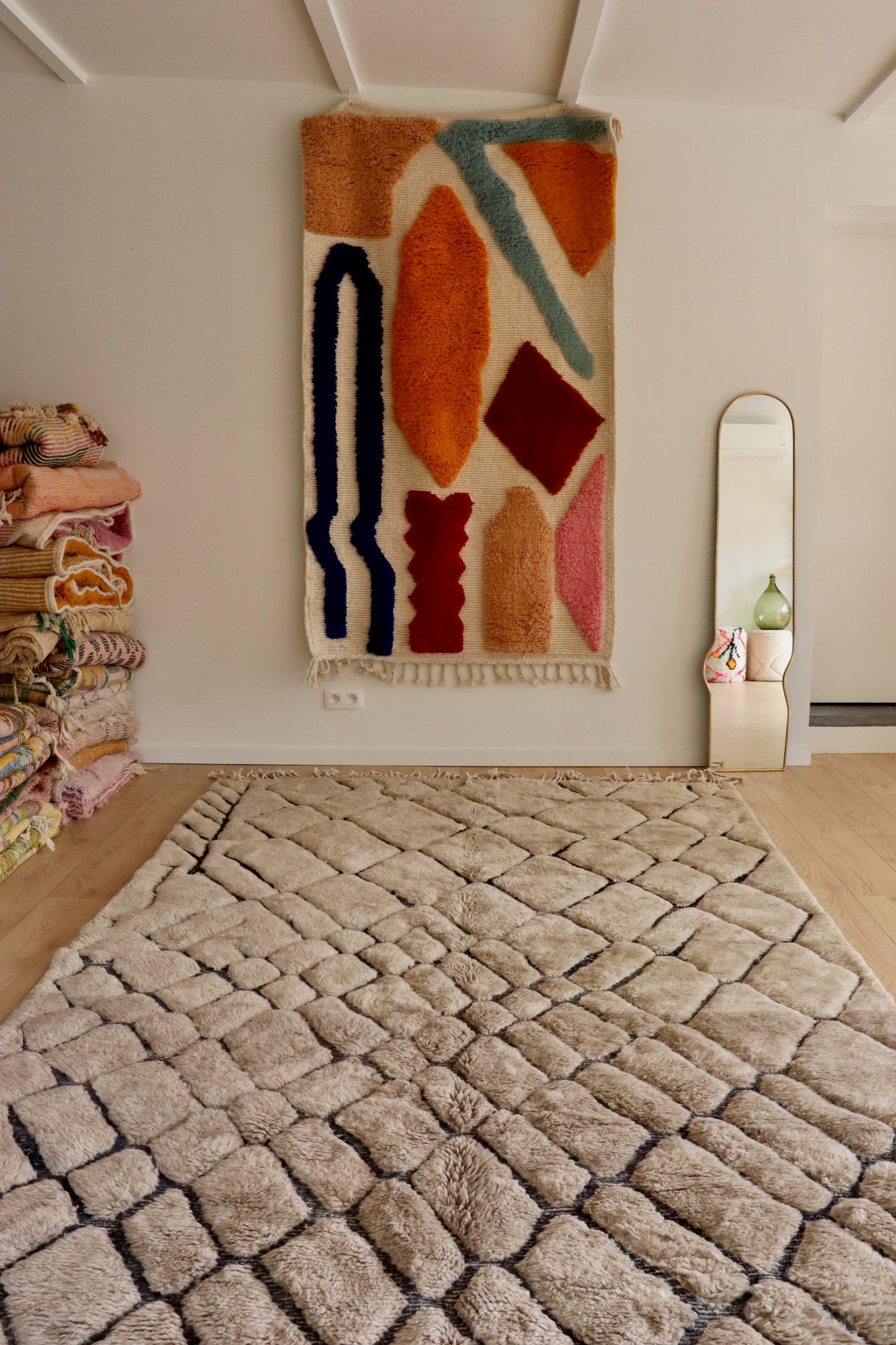 Mrirt Moroccan Rug (936) 303x196cm - Cappuccino