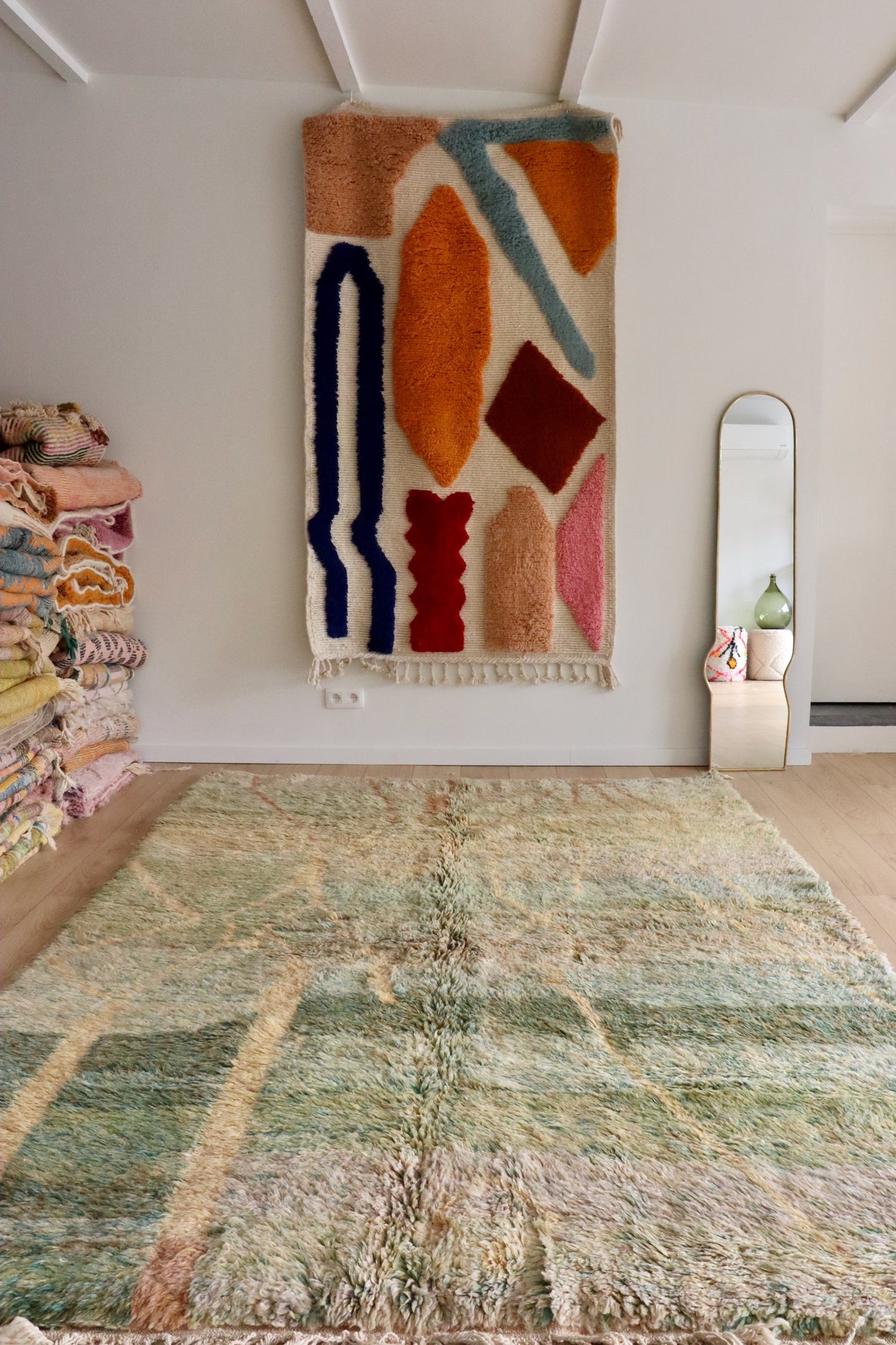 Tapis Beni Ouarain coloré (933) 290x204cm - The Glade