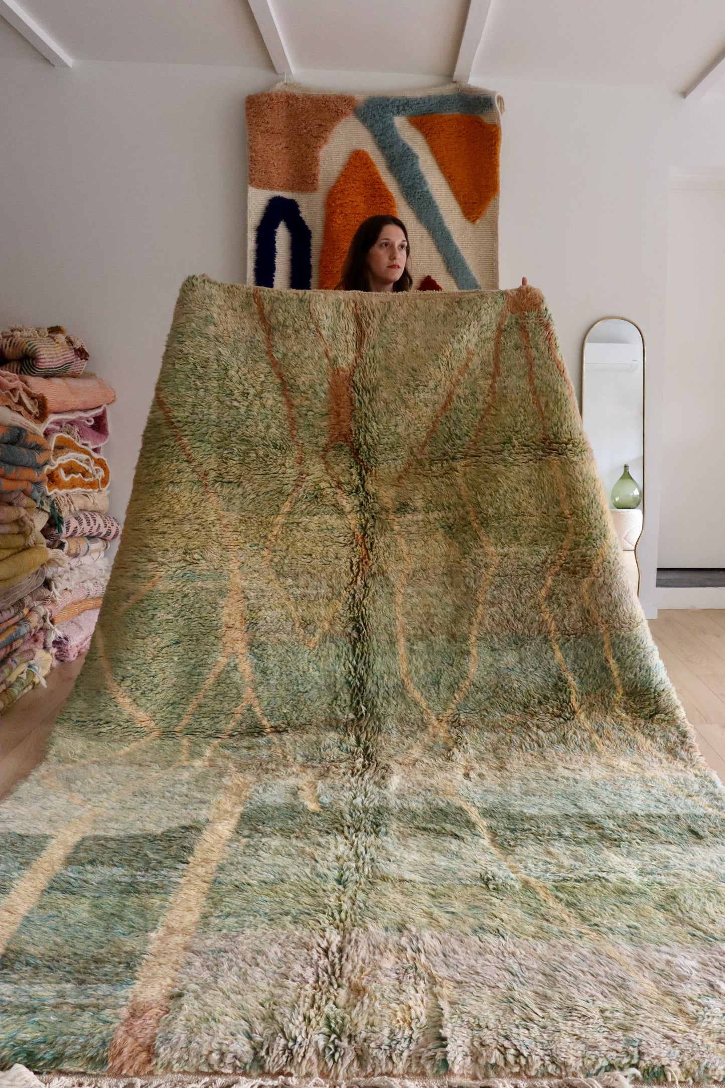 Tapis Beni Ouarain coloré (933) 290x204cm - The Glade