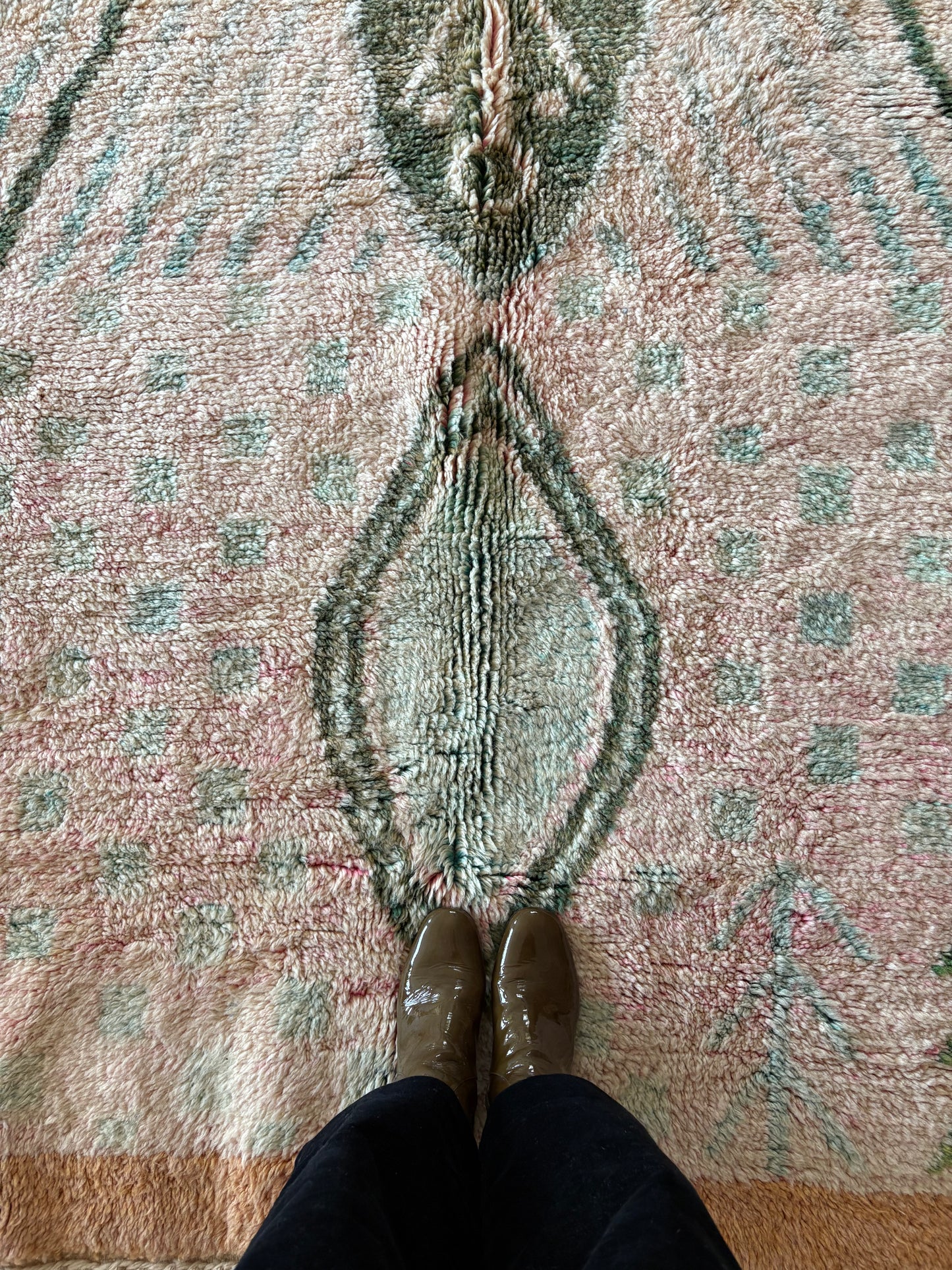 Beni Ouarain Moroccan Colorful Rug (1025) 298x201cm - Fae Garden