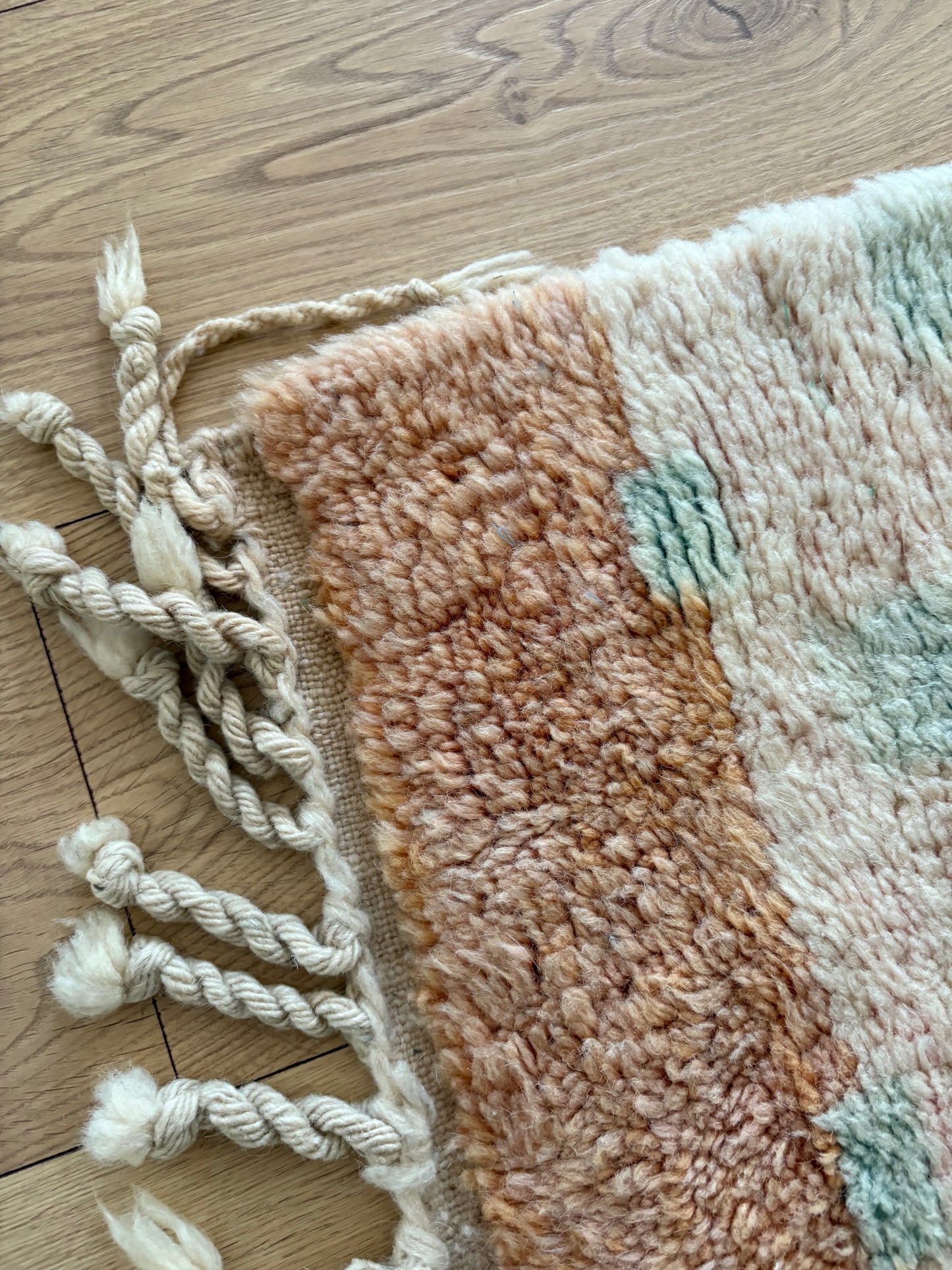 Beni Ouarain Moroccan Colorful Rug (1025) 298x201cm - Fae Garden