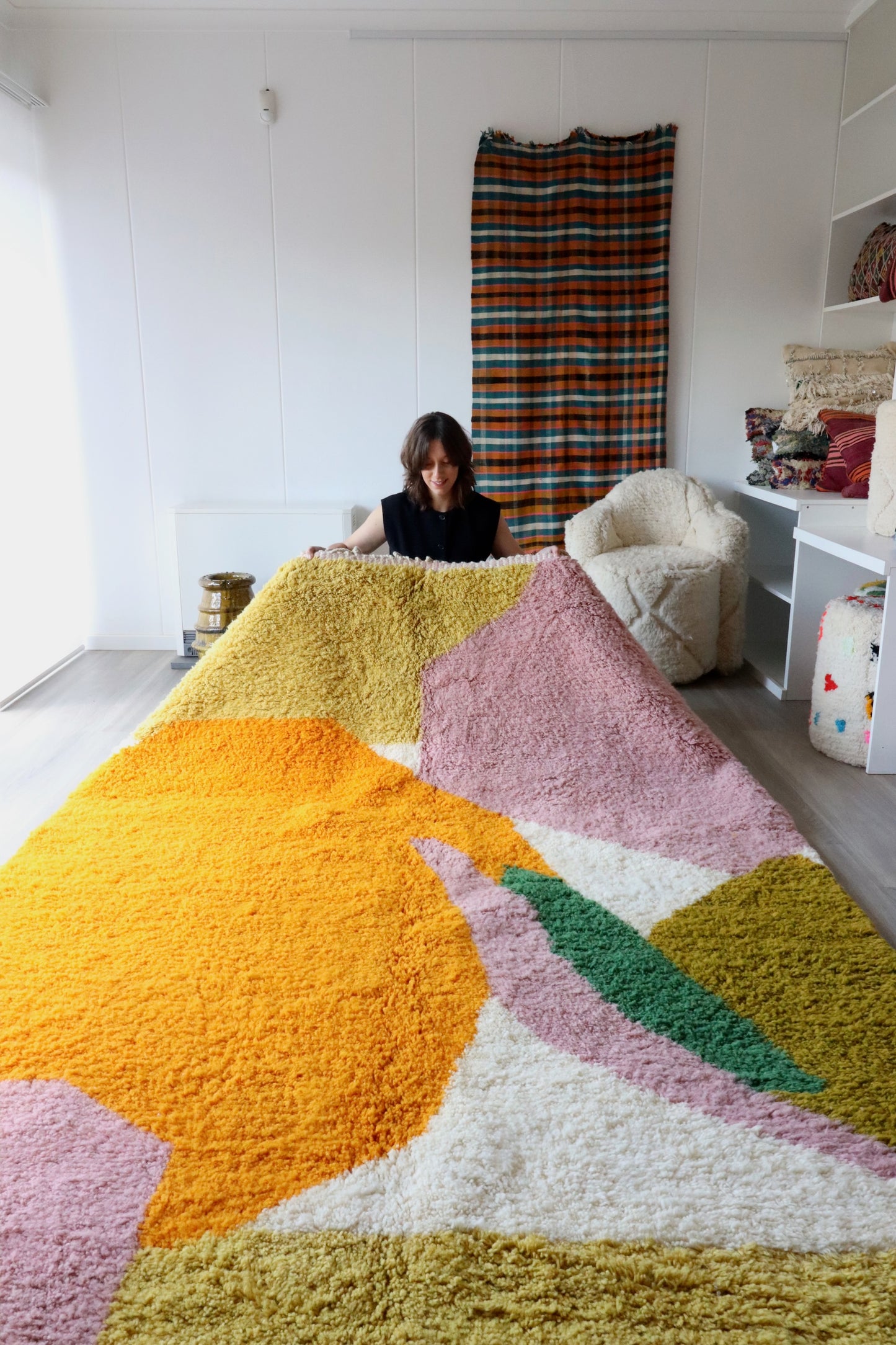 Pamplemousse Berber Wool Rug made to order (11)