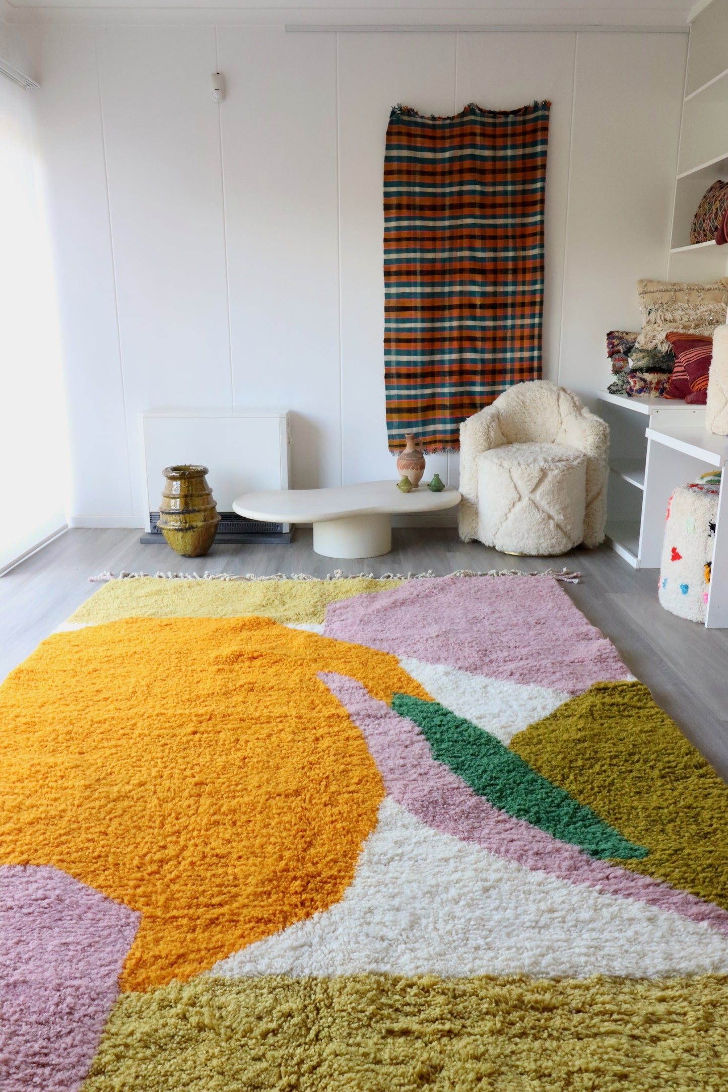 Pamplemousse Berber Wool Rug made to order (11)