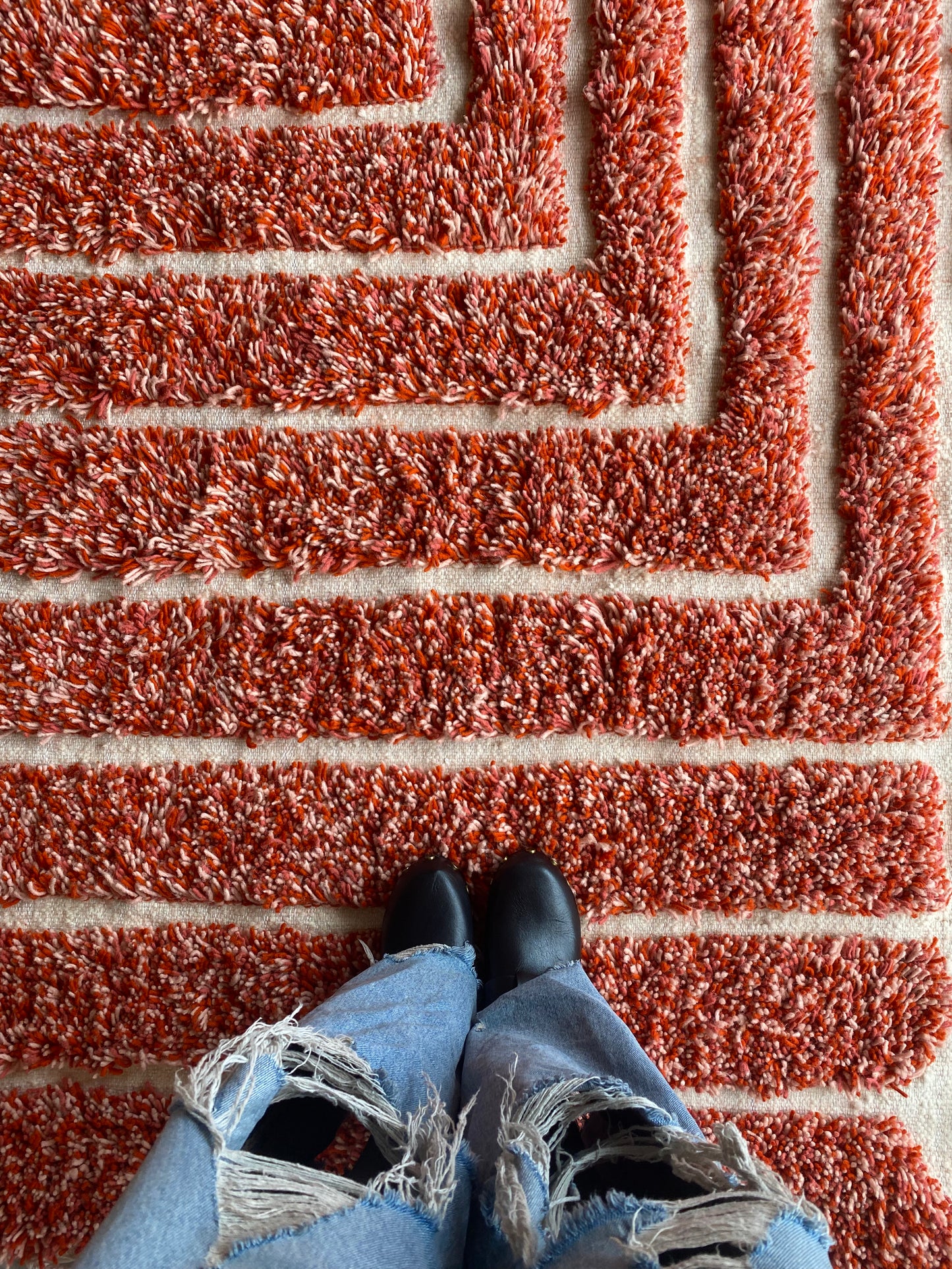 Red Berber Rug made to order (4)