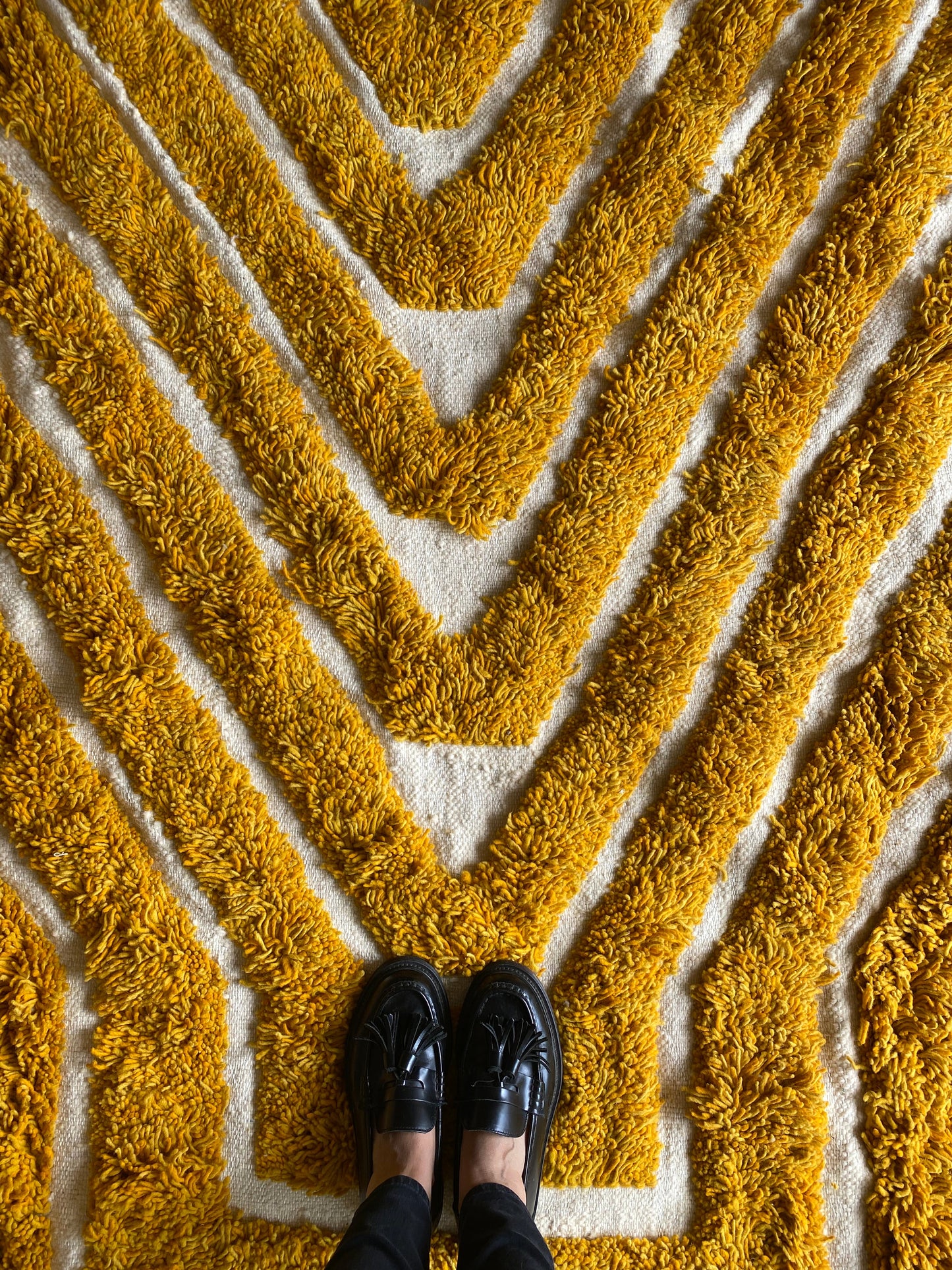 Berber Orange Ochre Rug made to order (7)