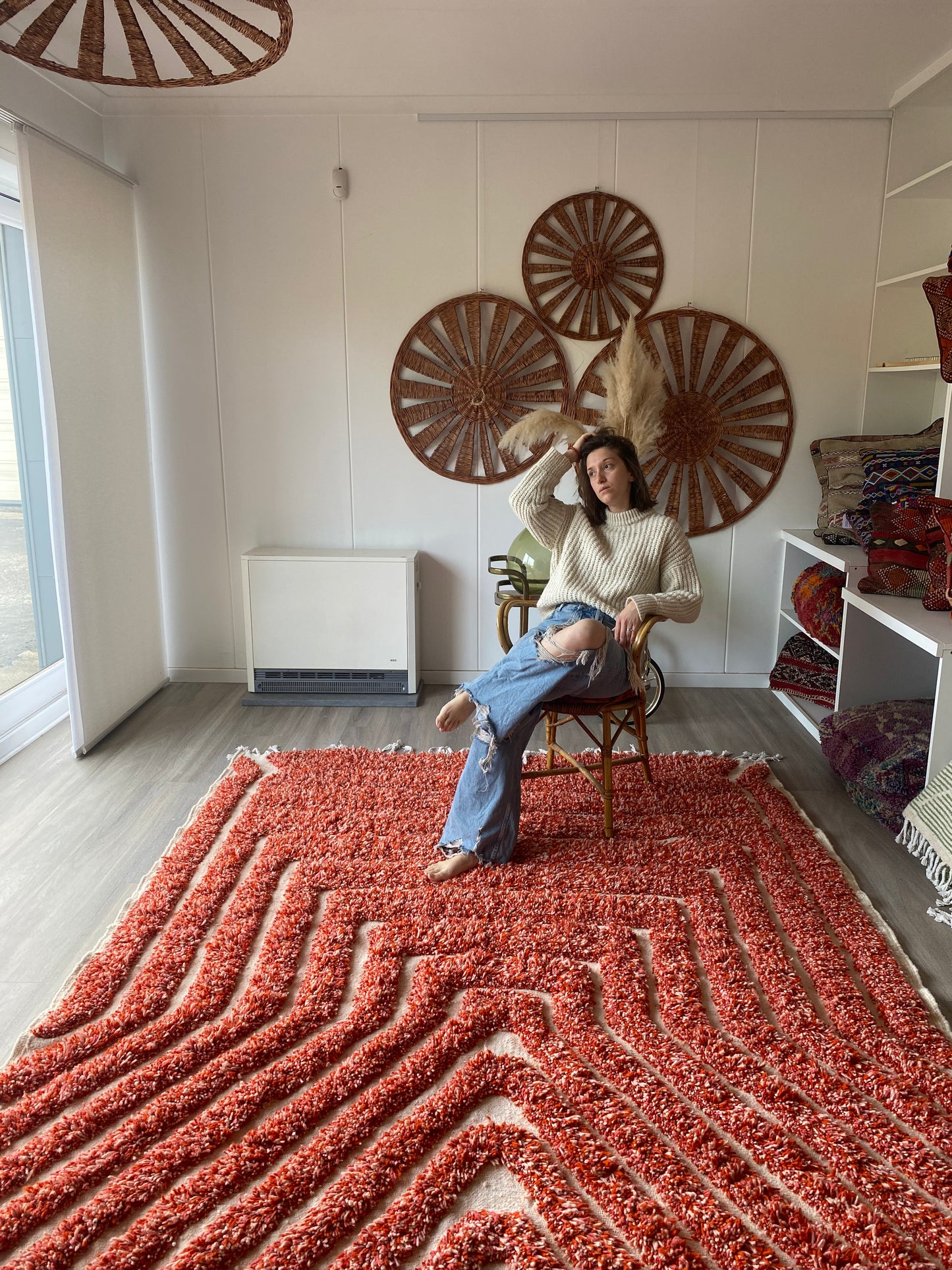 Red Berber Rug made to order (4)