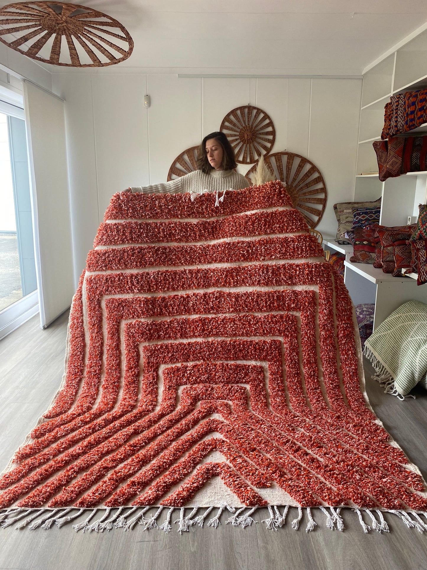 Red Berber Rug made to order (4)