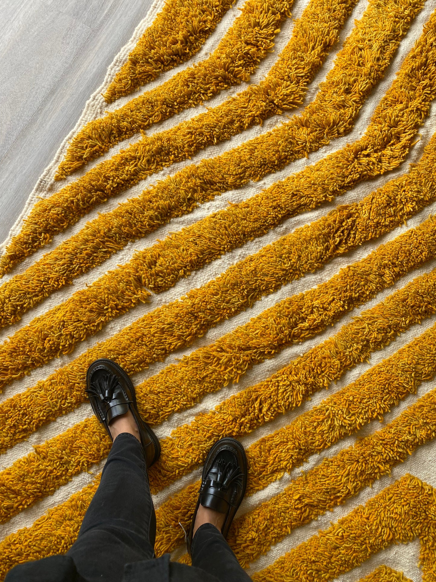 Berber Orange Ochre Rug made to order (7)