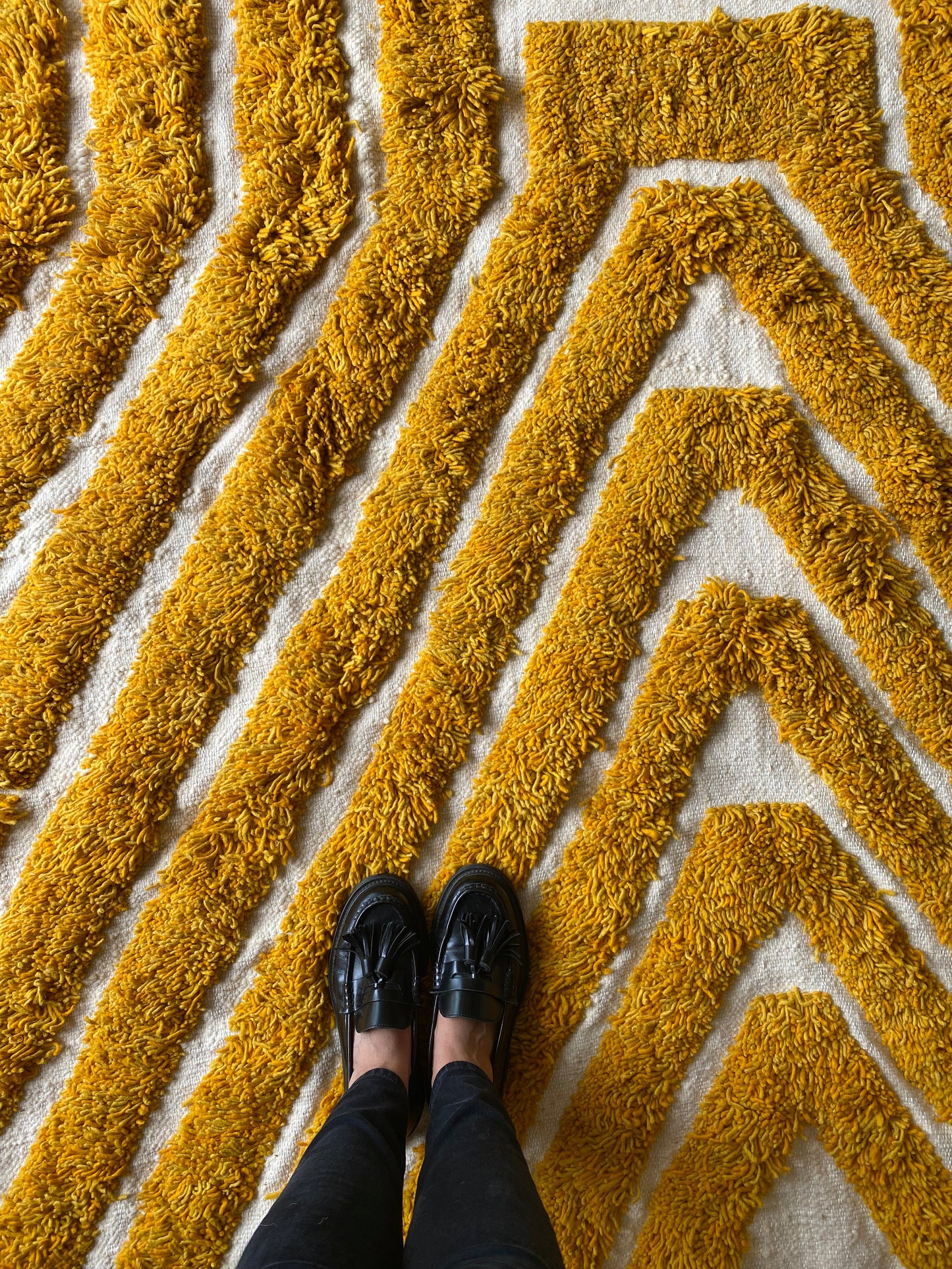 Berber Orange Ochre Rug made to order (7)