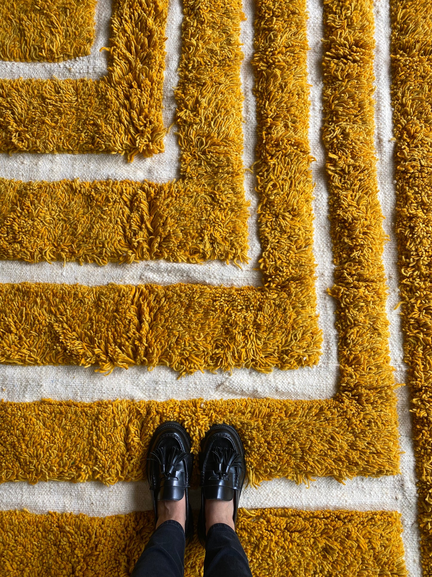 Berber Orange Ochre Rug made to order (7)