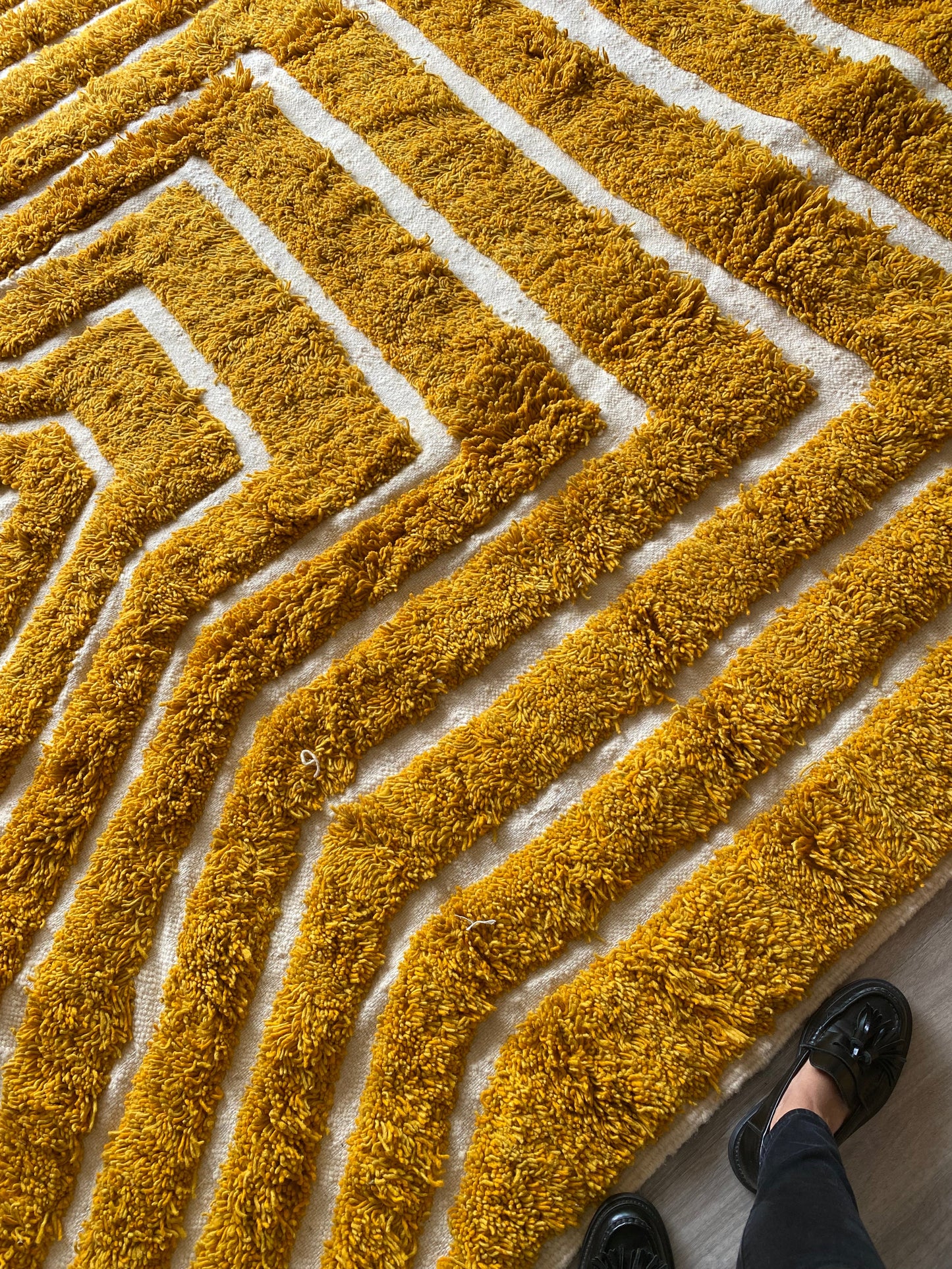 Berber Orange Ochre Rug made to order (7)