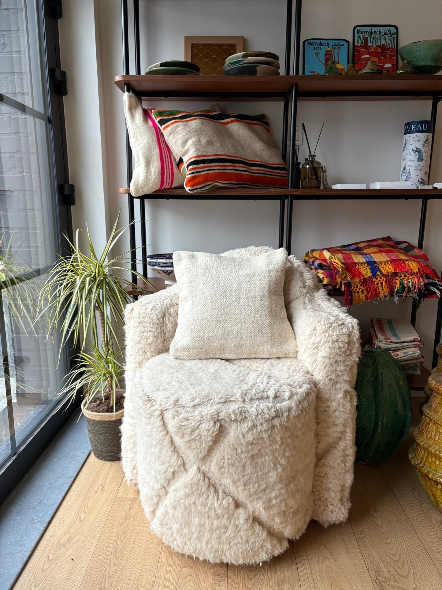 Moroccan Wool Cushion - 40x40cm - Tree of Colors