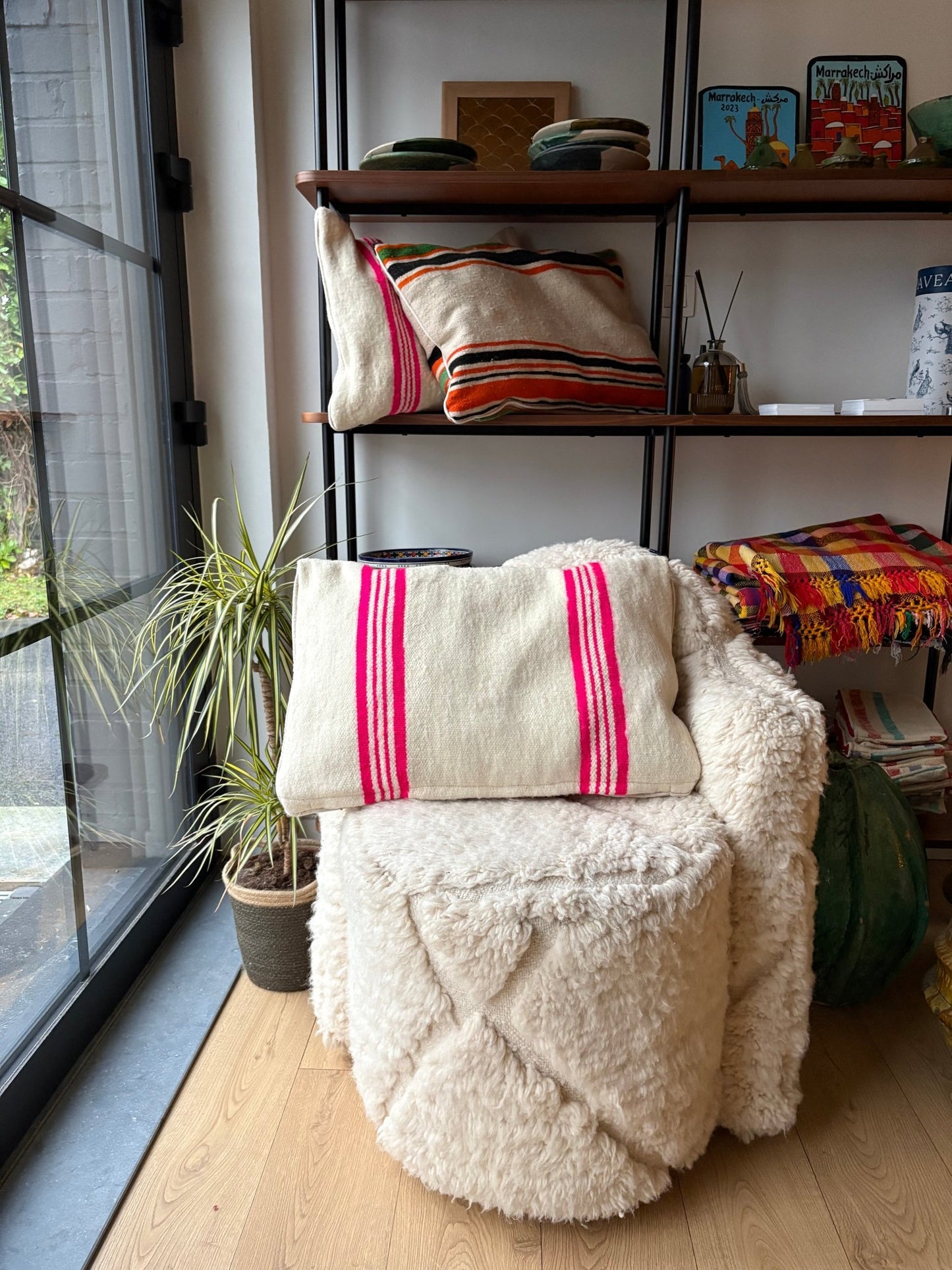 Moroccan Wool Cushion - 60x40cm - Tree of Colors