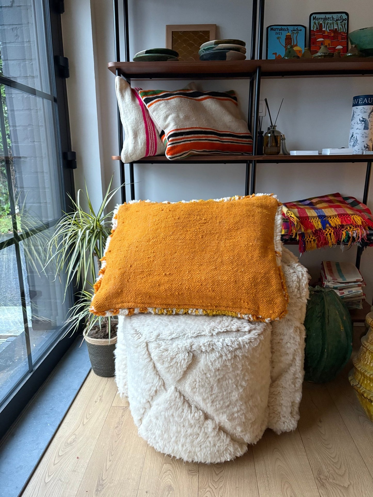 Moroccan Wool Cushion - 70x60cm - Tree of Colors