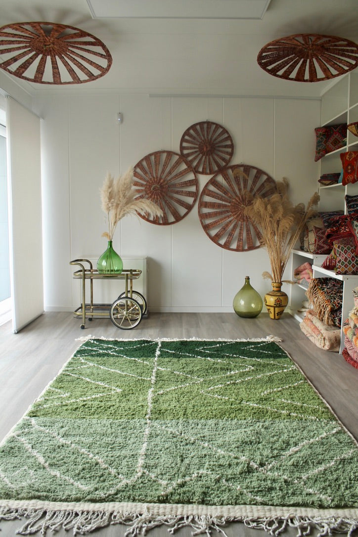 Green Berber Rug made to order (3)