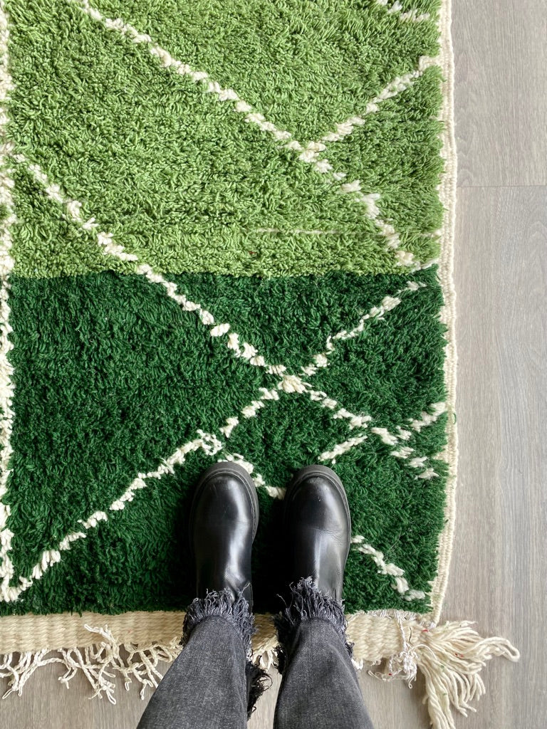 Green Berber Rug made to order (3)