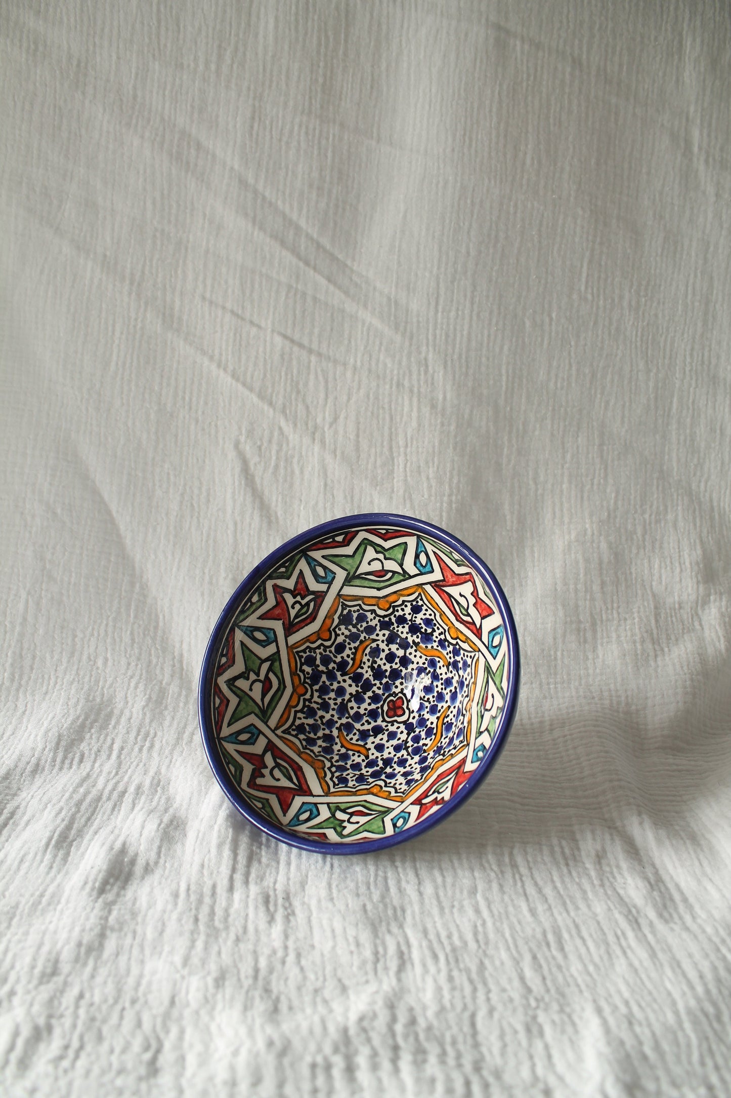 Small Ceramic Bowl, Hand painted ceramic in Fes, Morocco