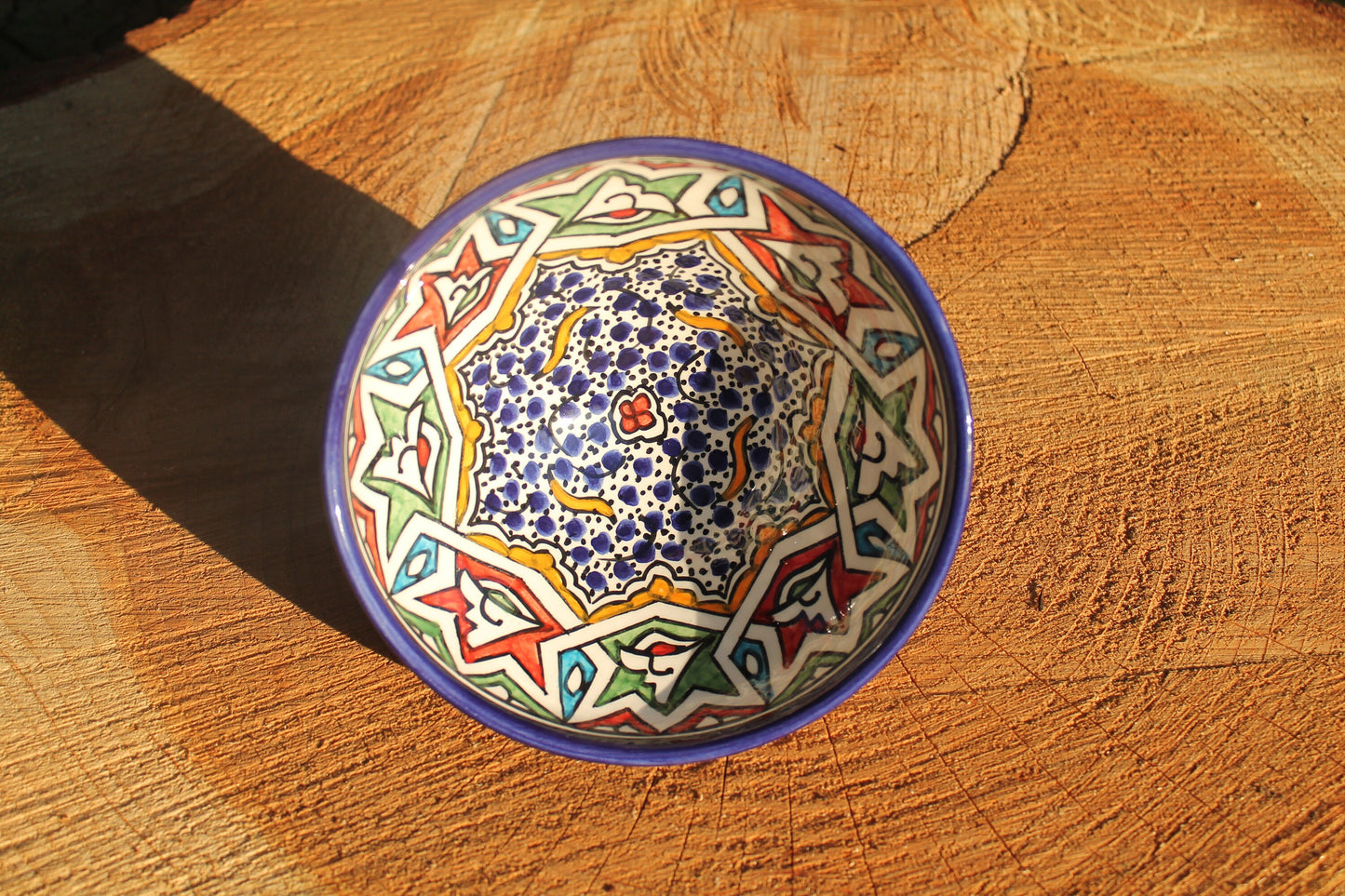 Small Ceramic Bowl, Hand painted ceramic in Fes, Morocco