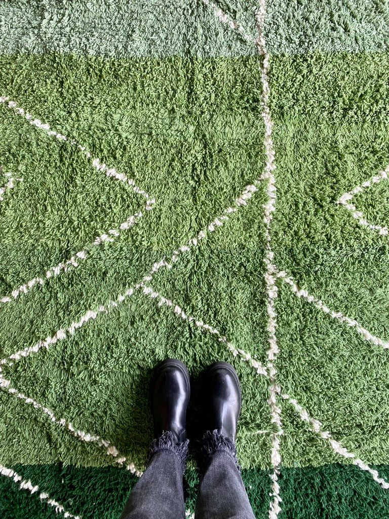 Green Berber Rug made to order (3)
