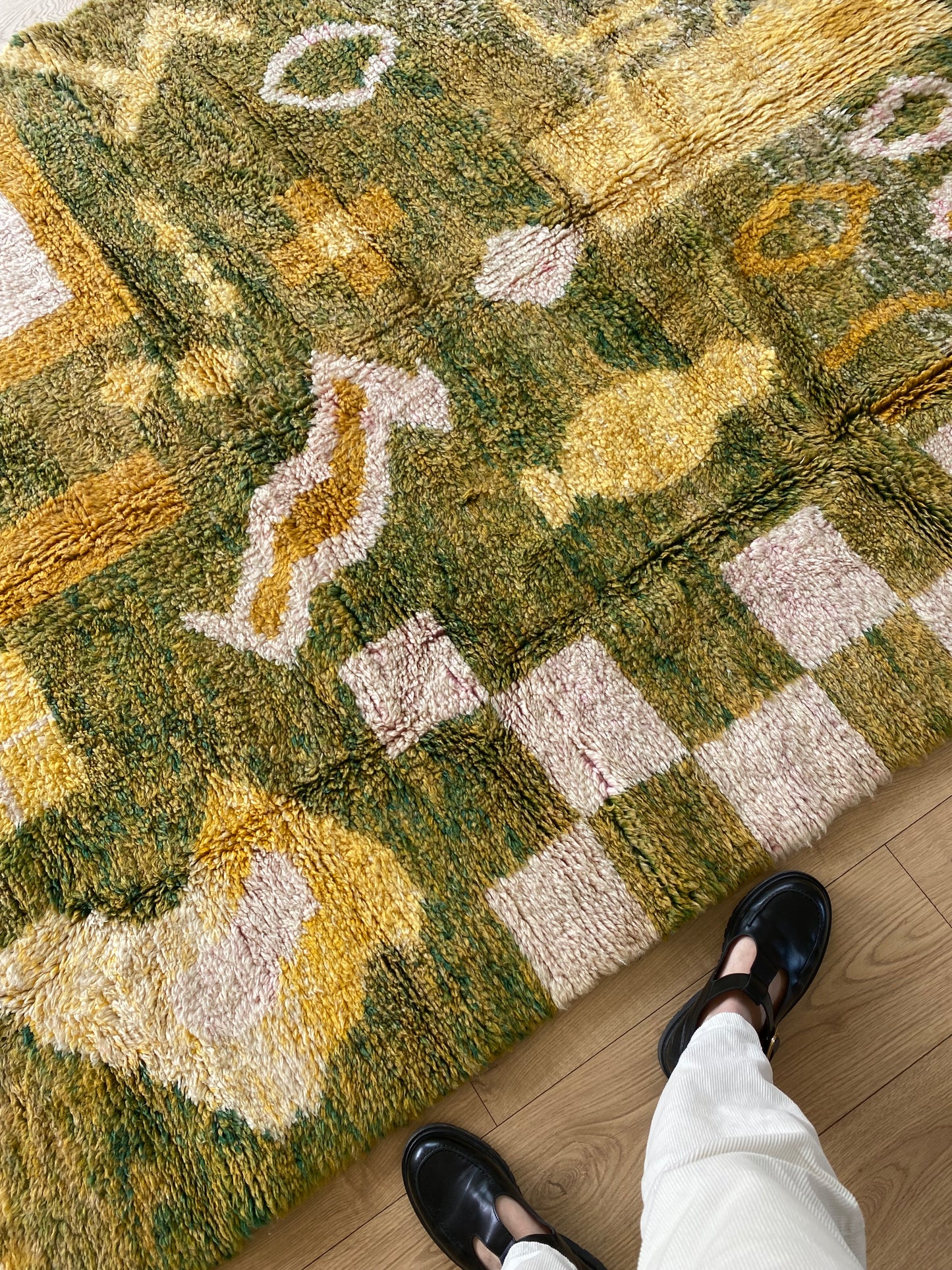 Tapis Beni Ouarain coloré (891) 257x167cm - Colline del Prosecco