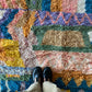 Tapis Beni Ouarain coloré (943) 250x164cm - Sicily