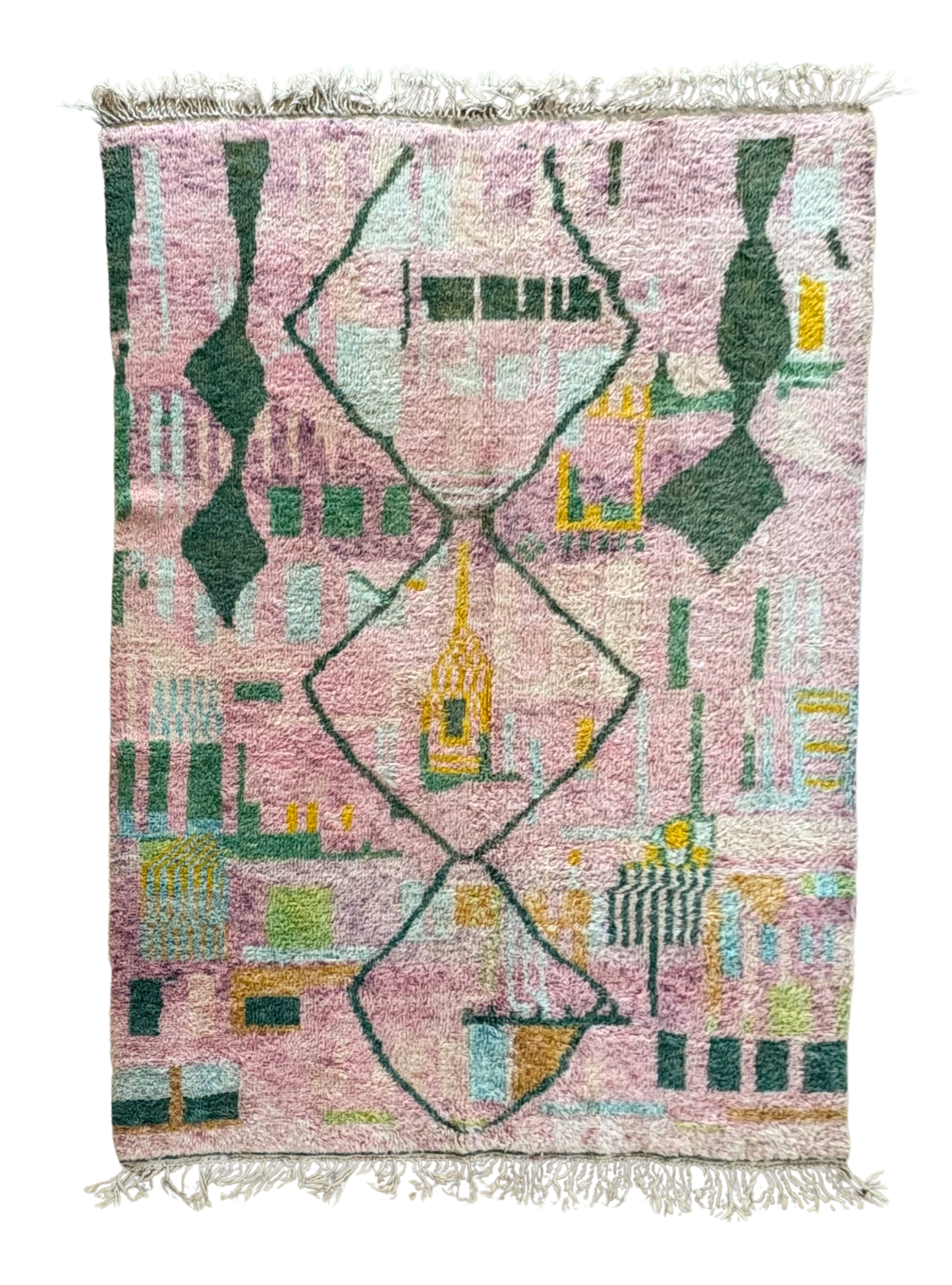 Beni Ouarain Moroccan Colorful Rug (927) 300x204cm - Ourika