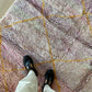 Beni Ouarain Moroccan Colorful Rug (895) 254x160cm - Lilac
