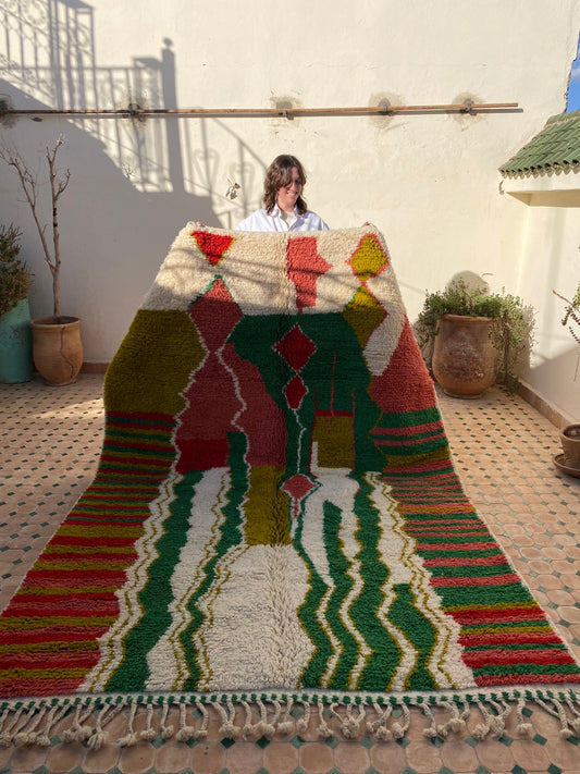 Beni Ouarain Moroccan Colorful Rug (480) 290x198cm