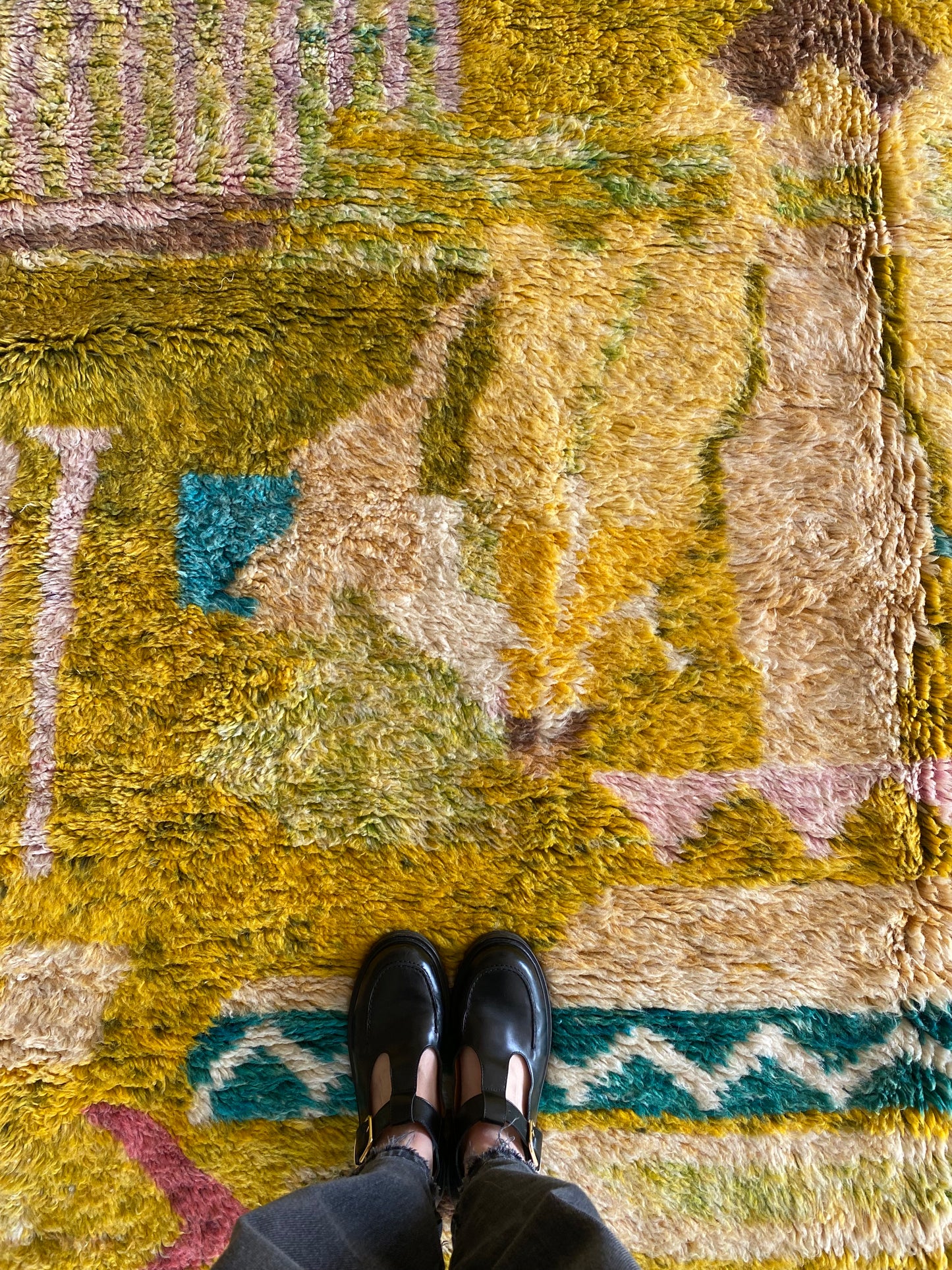 Beni Ouarain Moroccan Colorful Rug (926) 287x210cm - Tulum