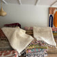 Set of 2 Beni Ouarain Moroccan White Rug - 150x105cm